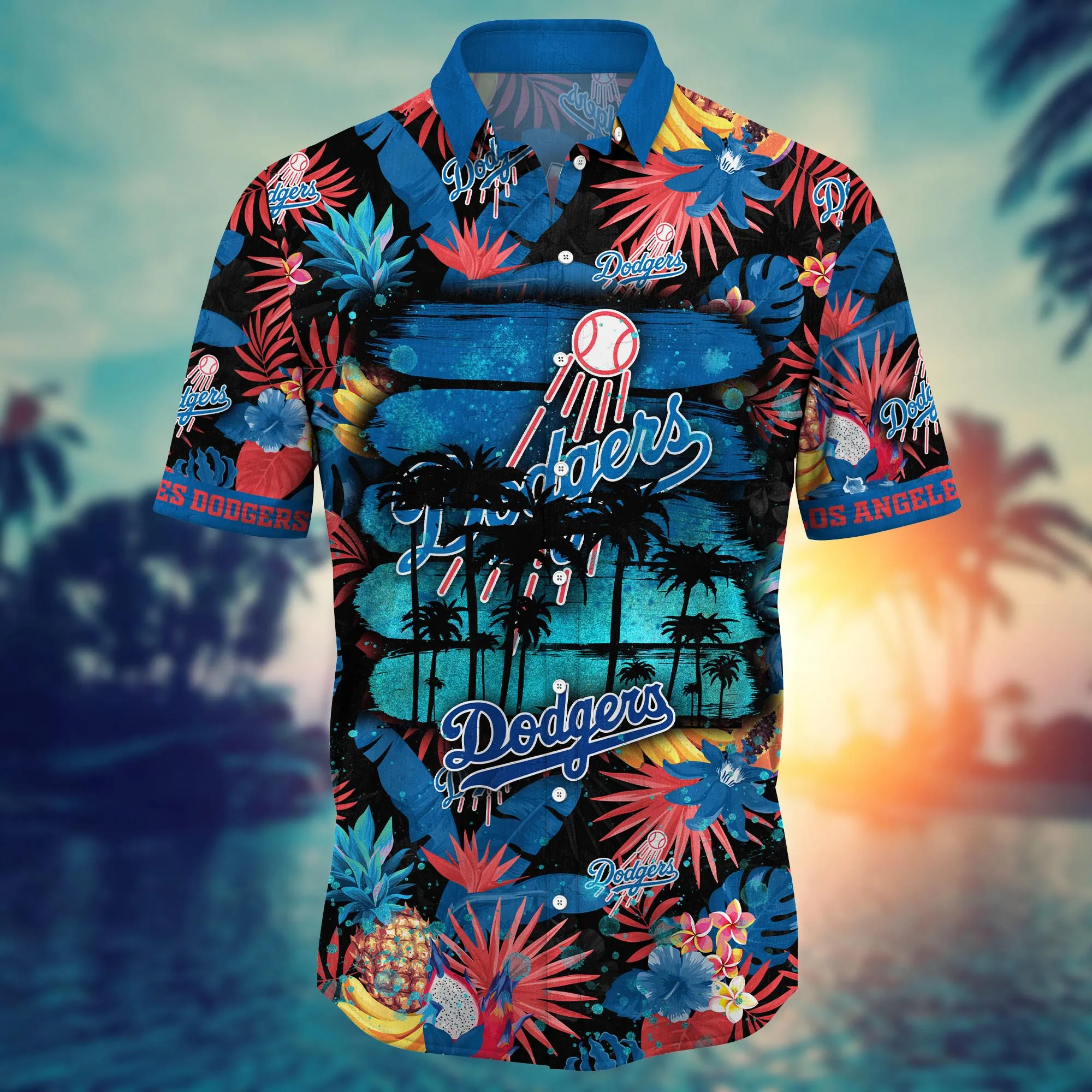Los Angeles Dodgers MLB Hawaiian Shirt Lemonade Stands Aloha Shirt