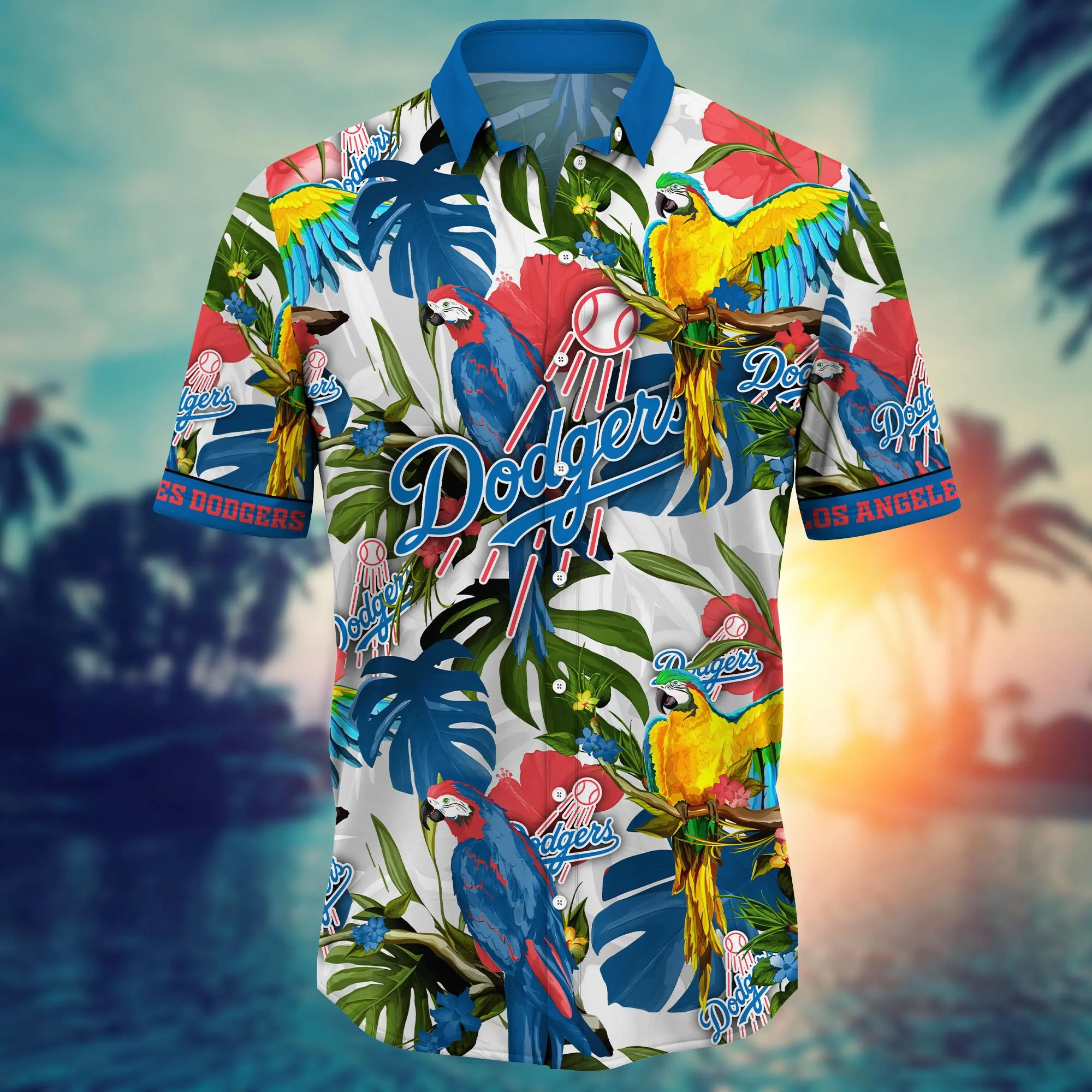 Los Angeles Dodgers MLB Hawaiian Shirt Seasidetime Aloha Shirt