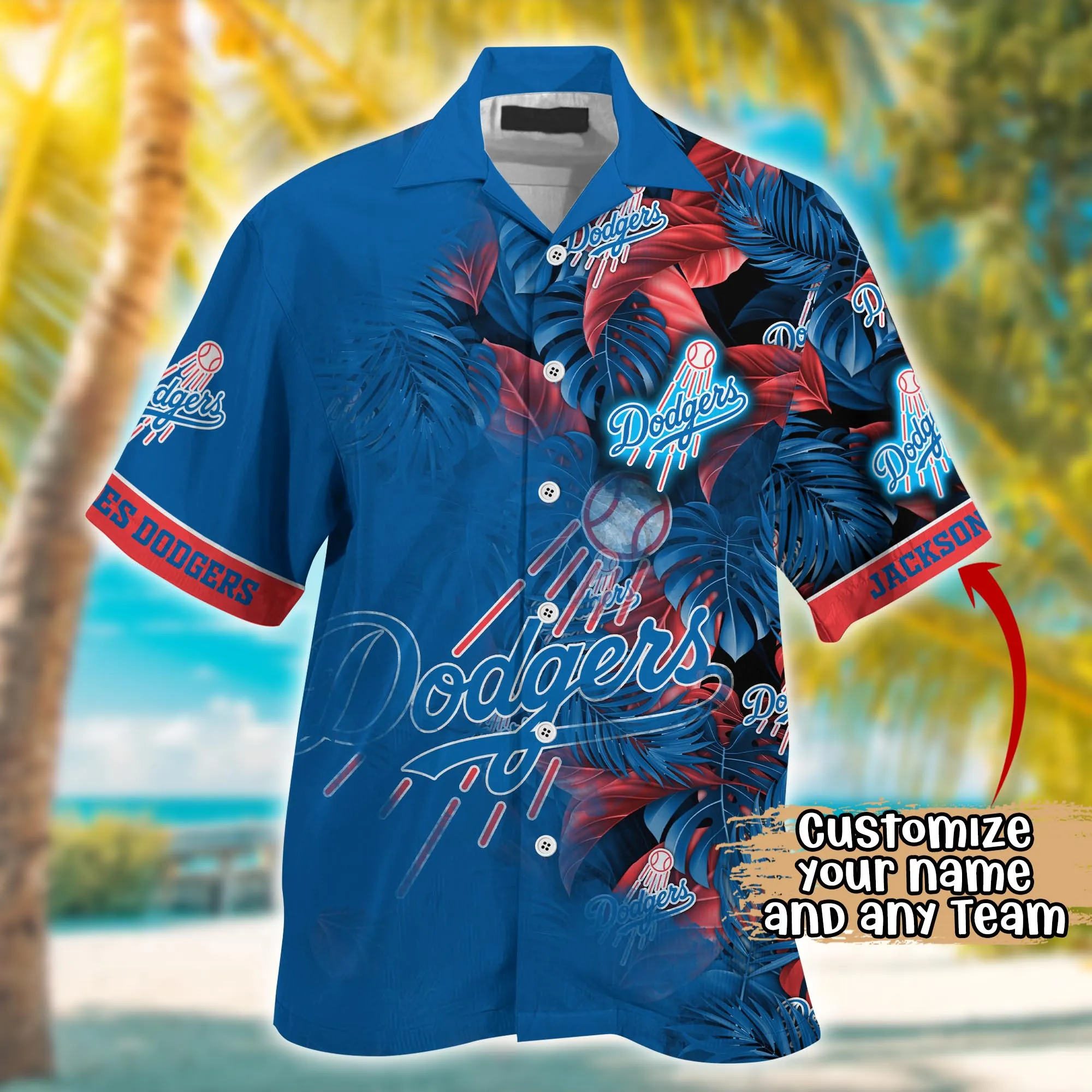 Los Angeles Dodgers MLB Summer Hawaii Shirt And Tshirt Custom Aloha Shirt