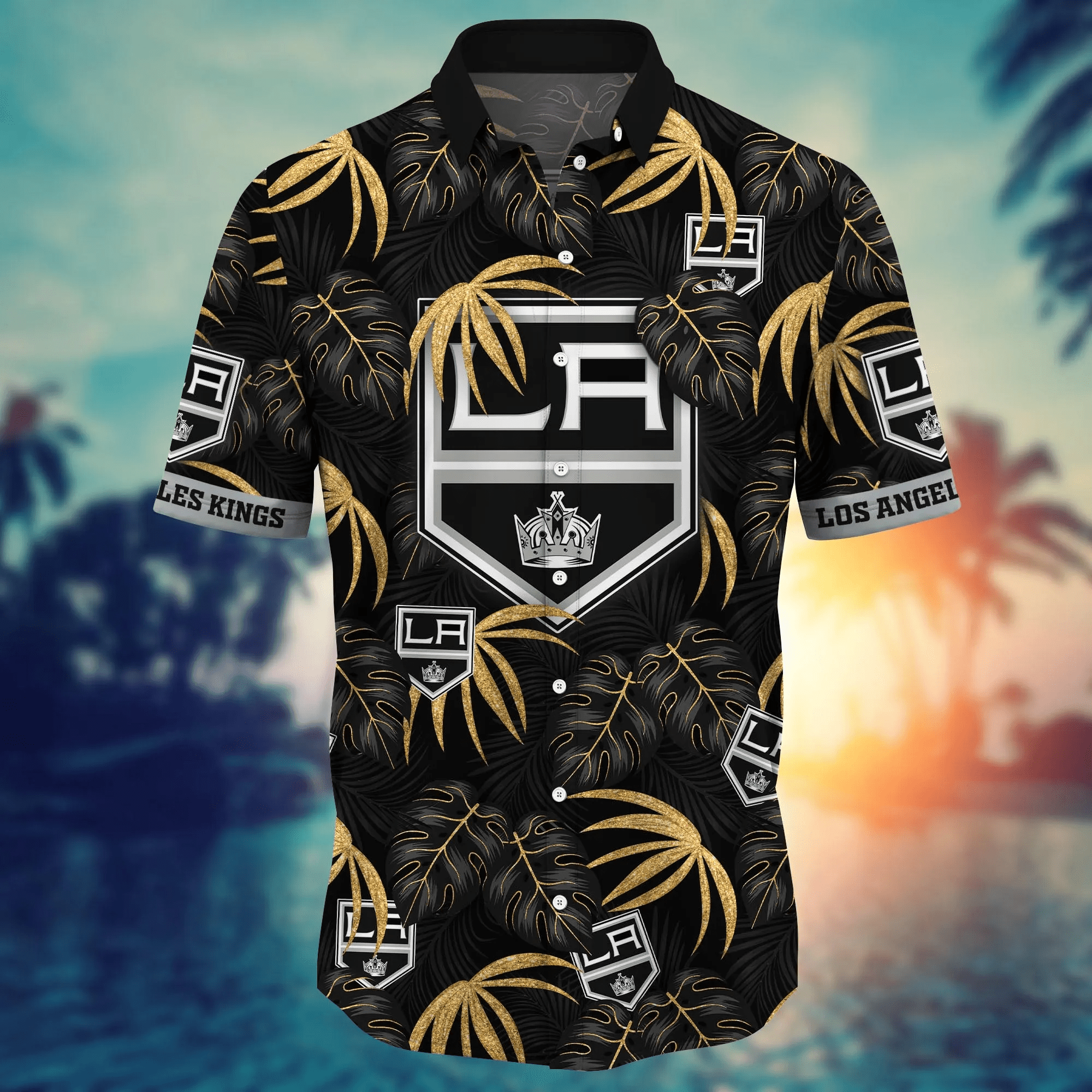 Los Angeles Kings NHL Hawaiian Shirt August Aloha Shirt
