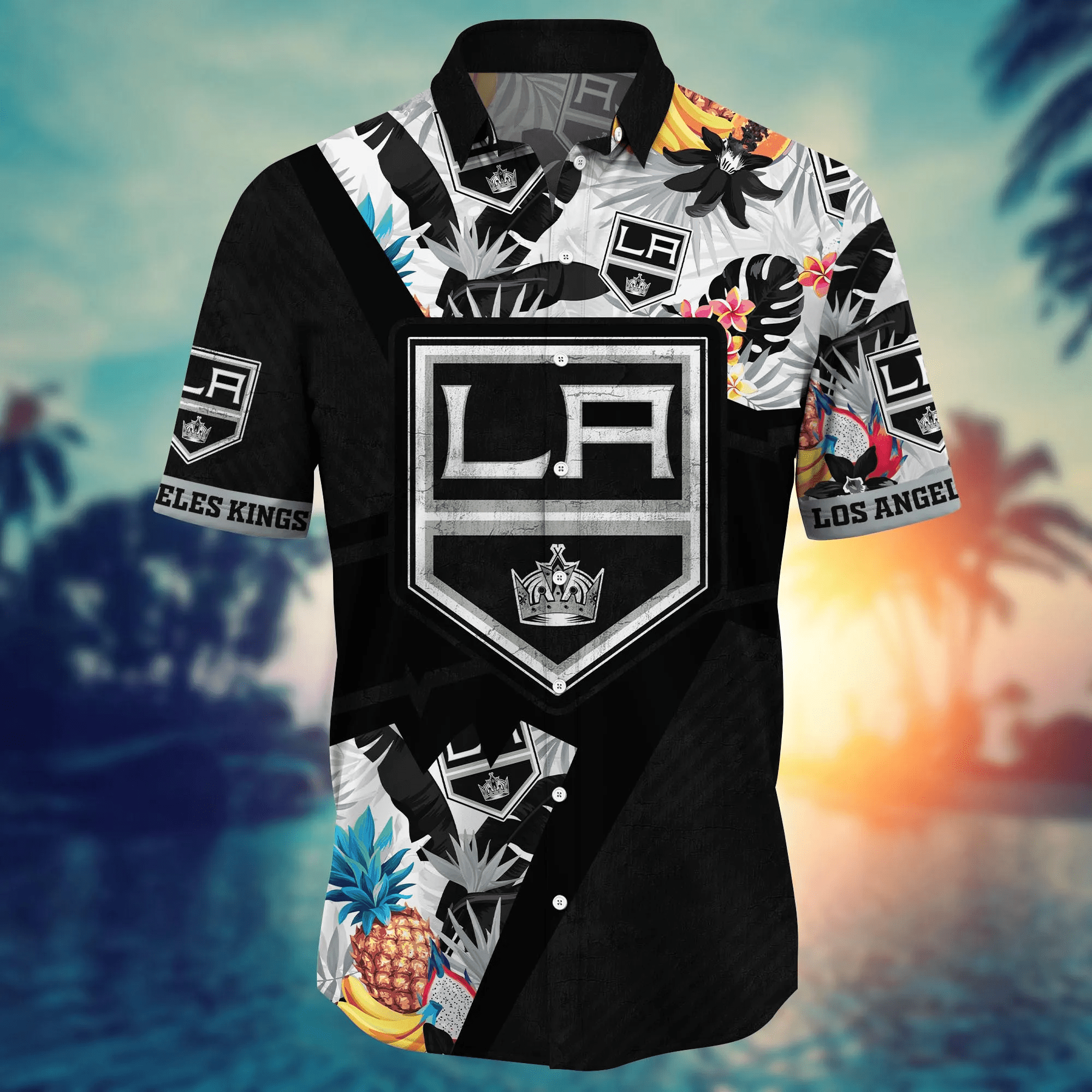 Los Angeles Kings NHL Hawaiian Shirt Ceiling Fans Aloha Shirt