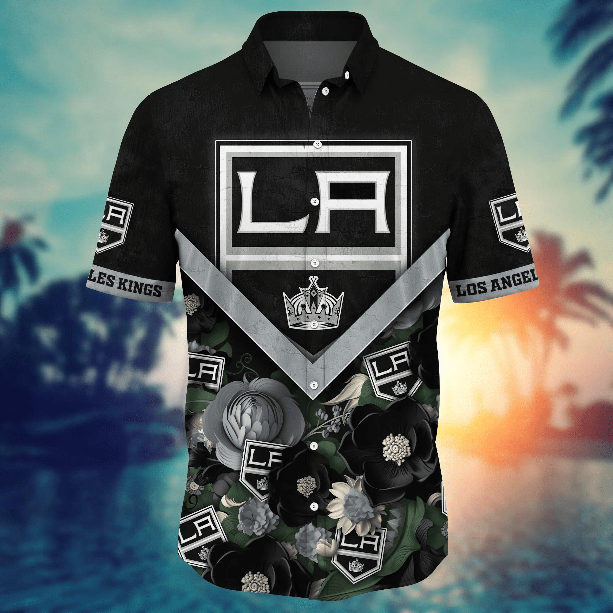 Los Angeles Kings NHL Hawaiian Shirt Custom Beach Balls Aloha Shirt