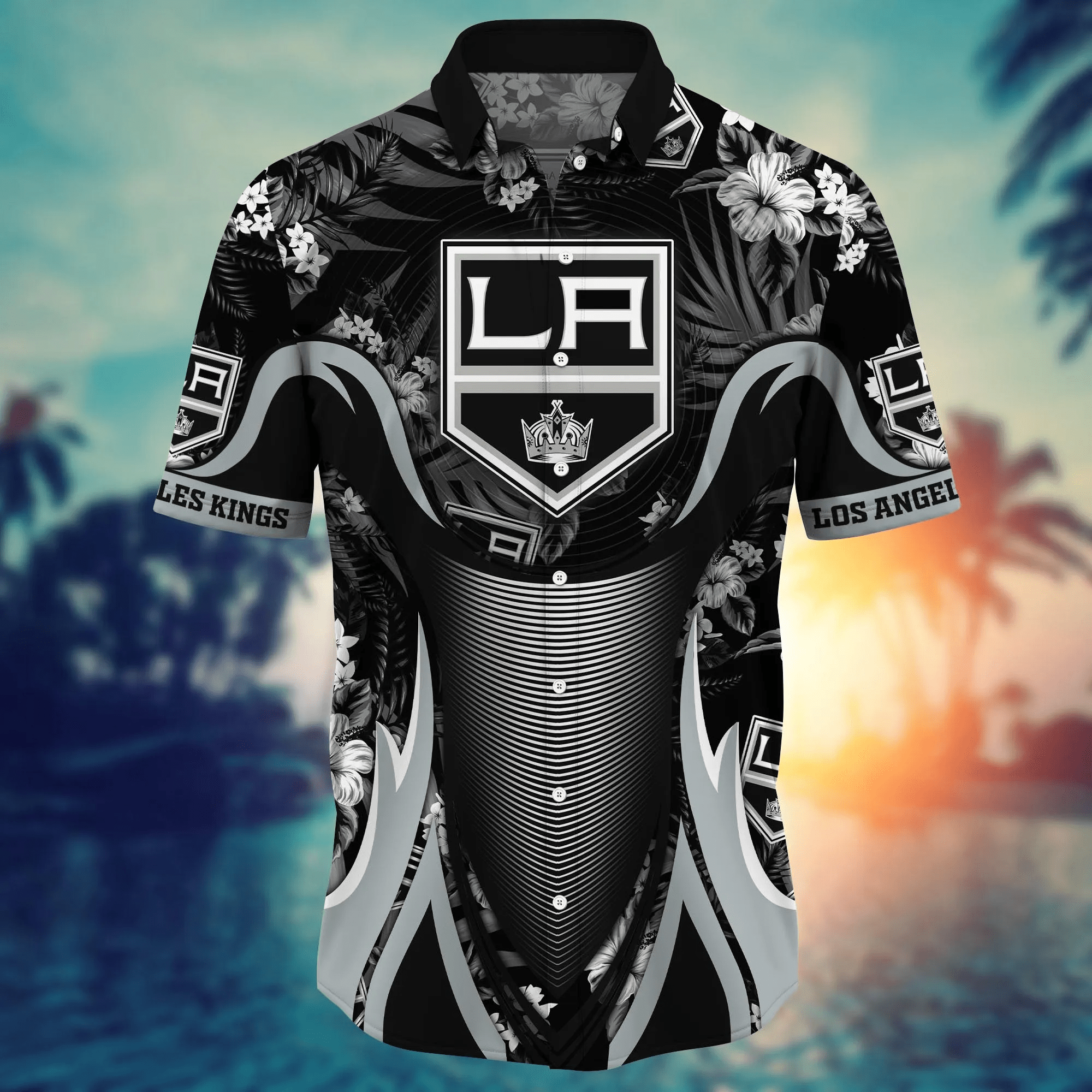 Los Angeles Kings NHL Hawaiian Shirt Midsummer Aloha Shirt