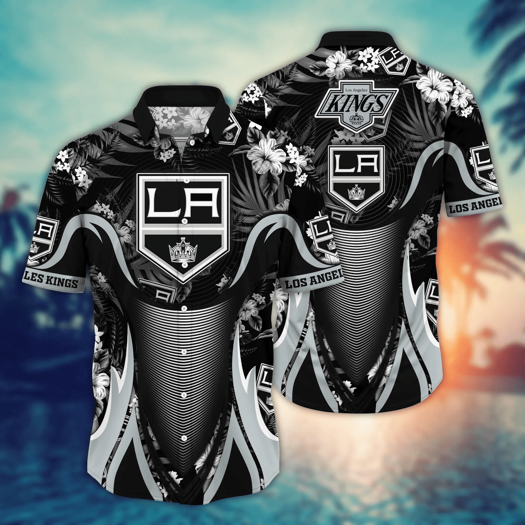 Los Angeles Kings NHL Hawaiian Shirt Midsummer Aloha Shirt