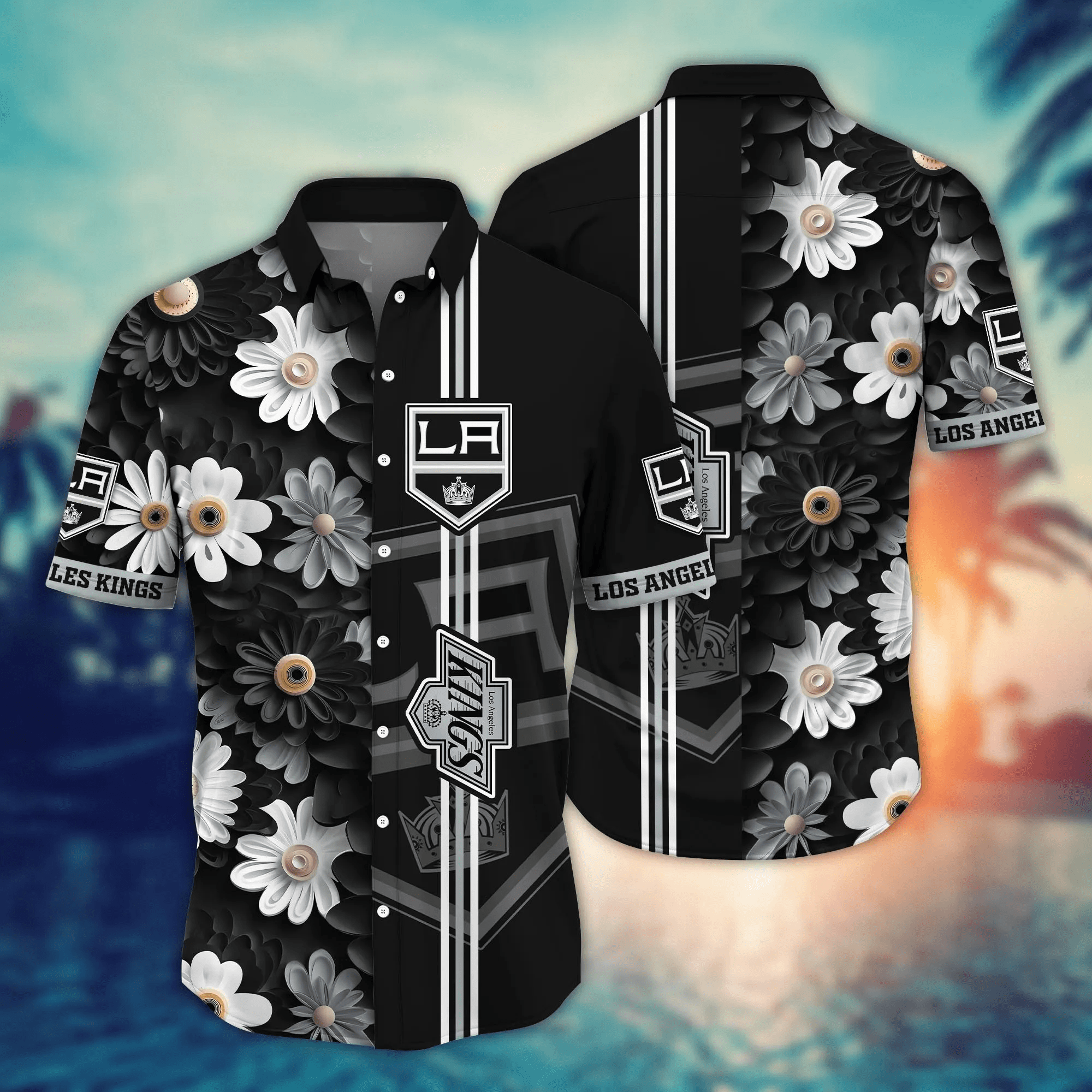 Los Angeles Kings NHL Hawaiian Shirt Sprinklers Aloha Shirt