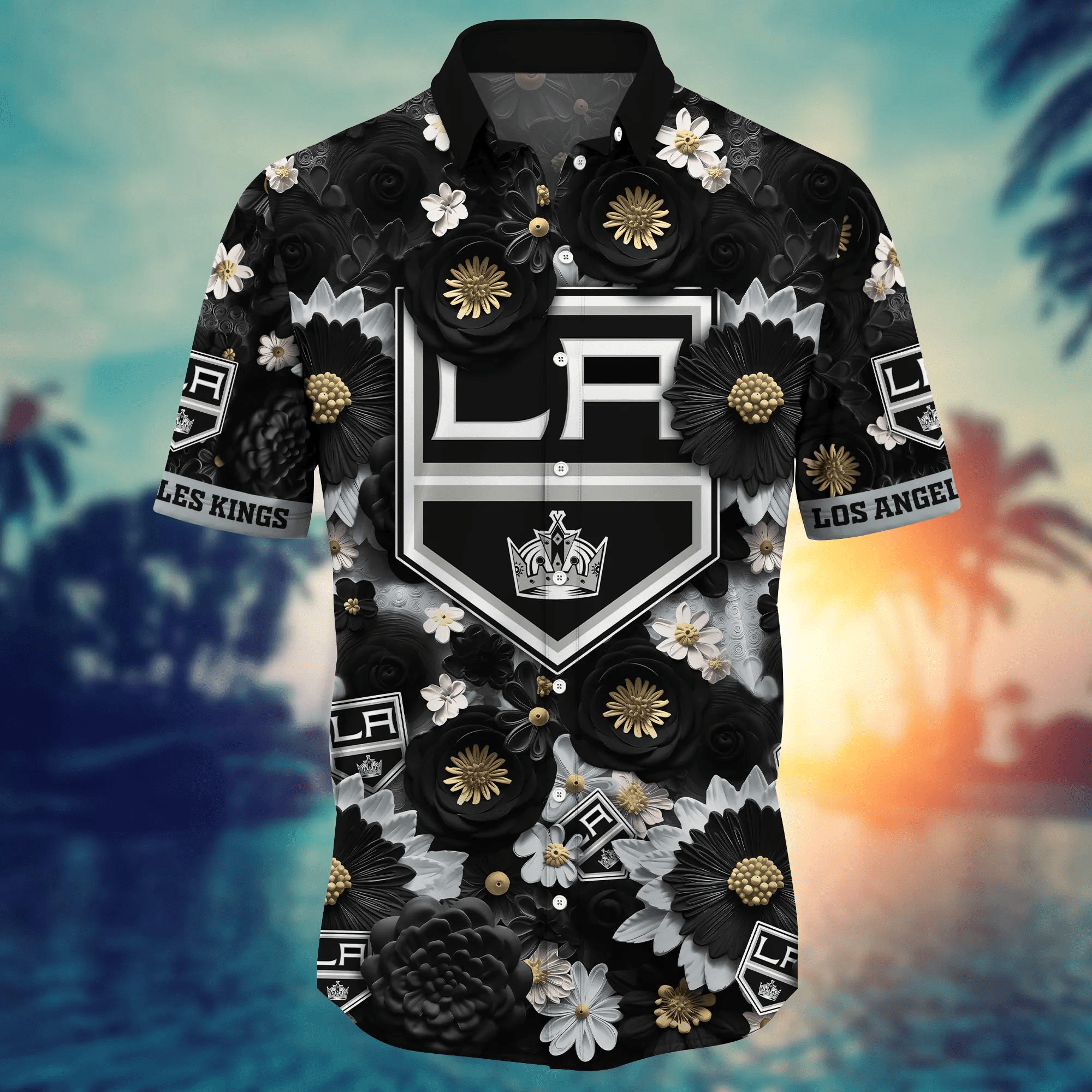 Los Angeles Kings NHL Hawaiian Shirt Trending For This Summer Customize Shirt Any Team