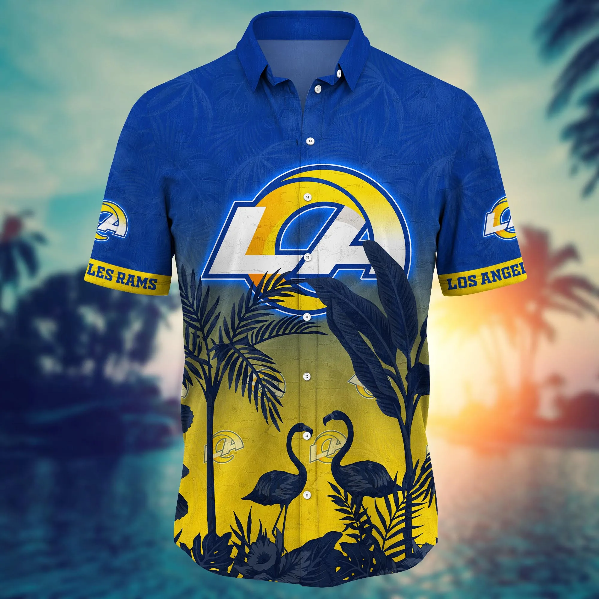 Los Angeles Rams NFL Hawaiian Shirt Augusttime Aloha Shirt