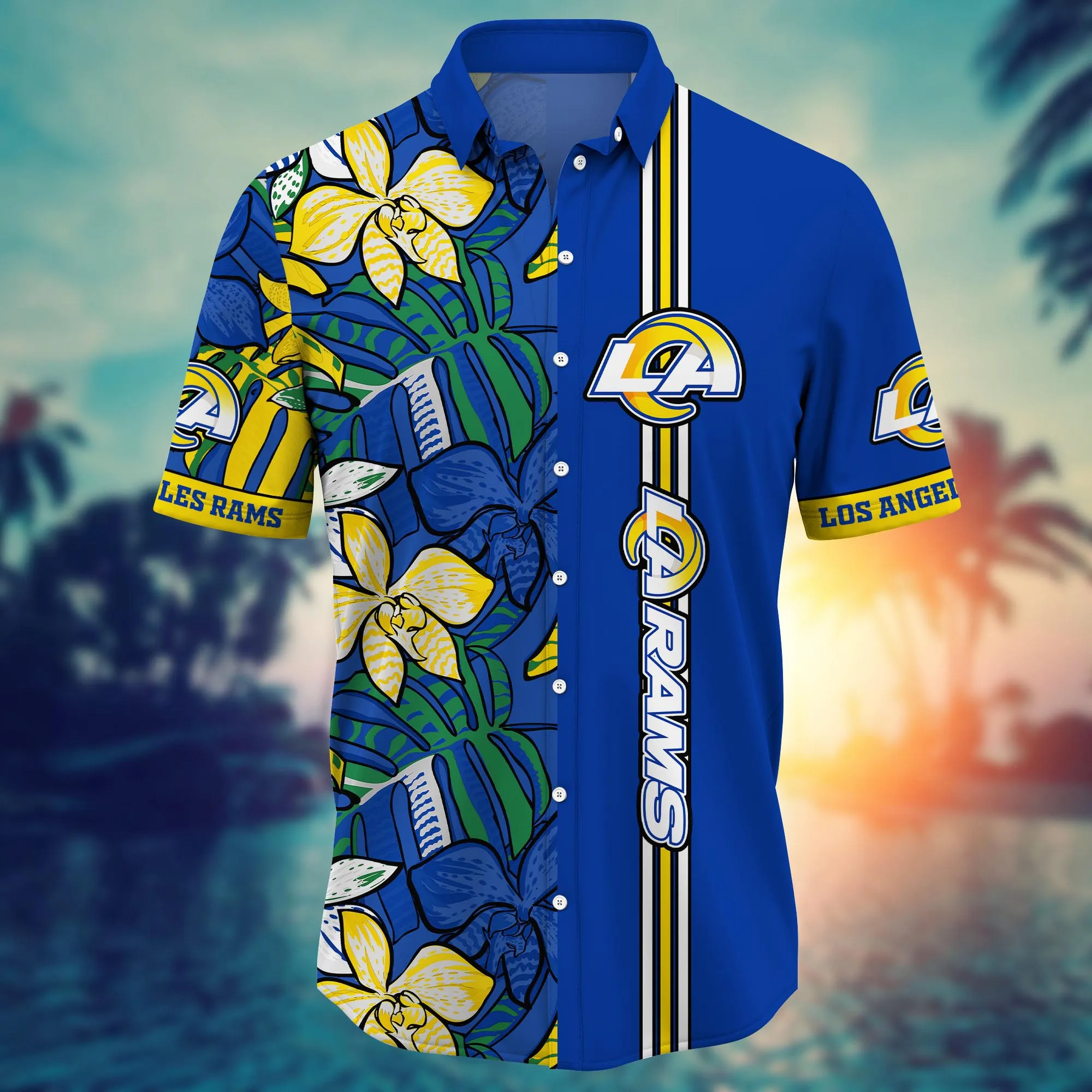 Los Angeles Rams NFL Hawaiian Shirt Coconut Water Aloha Shirt