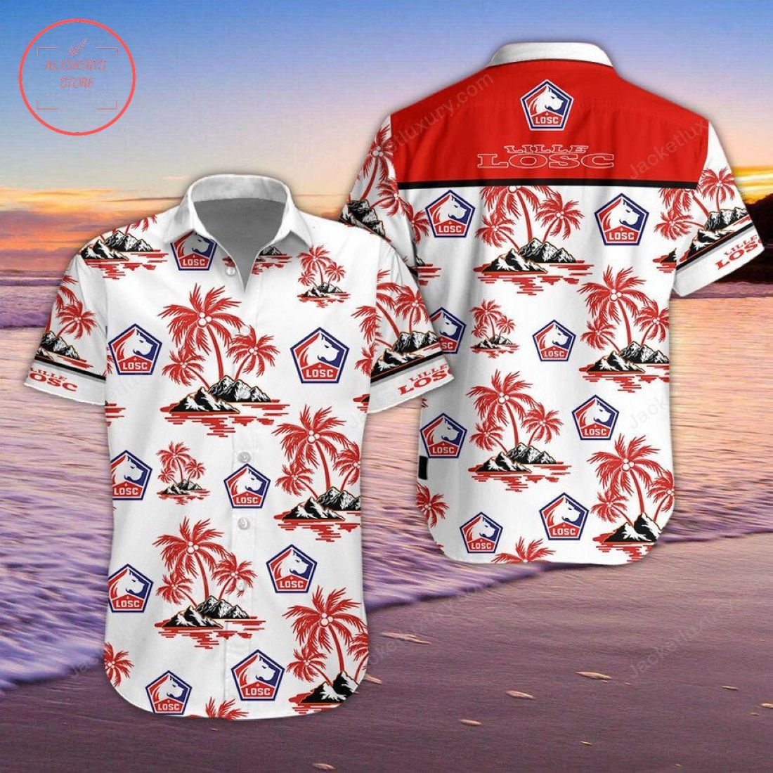 Losc Lille Coconut Tree Hawaiian Shirt