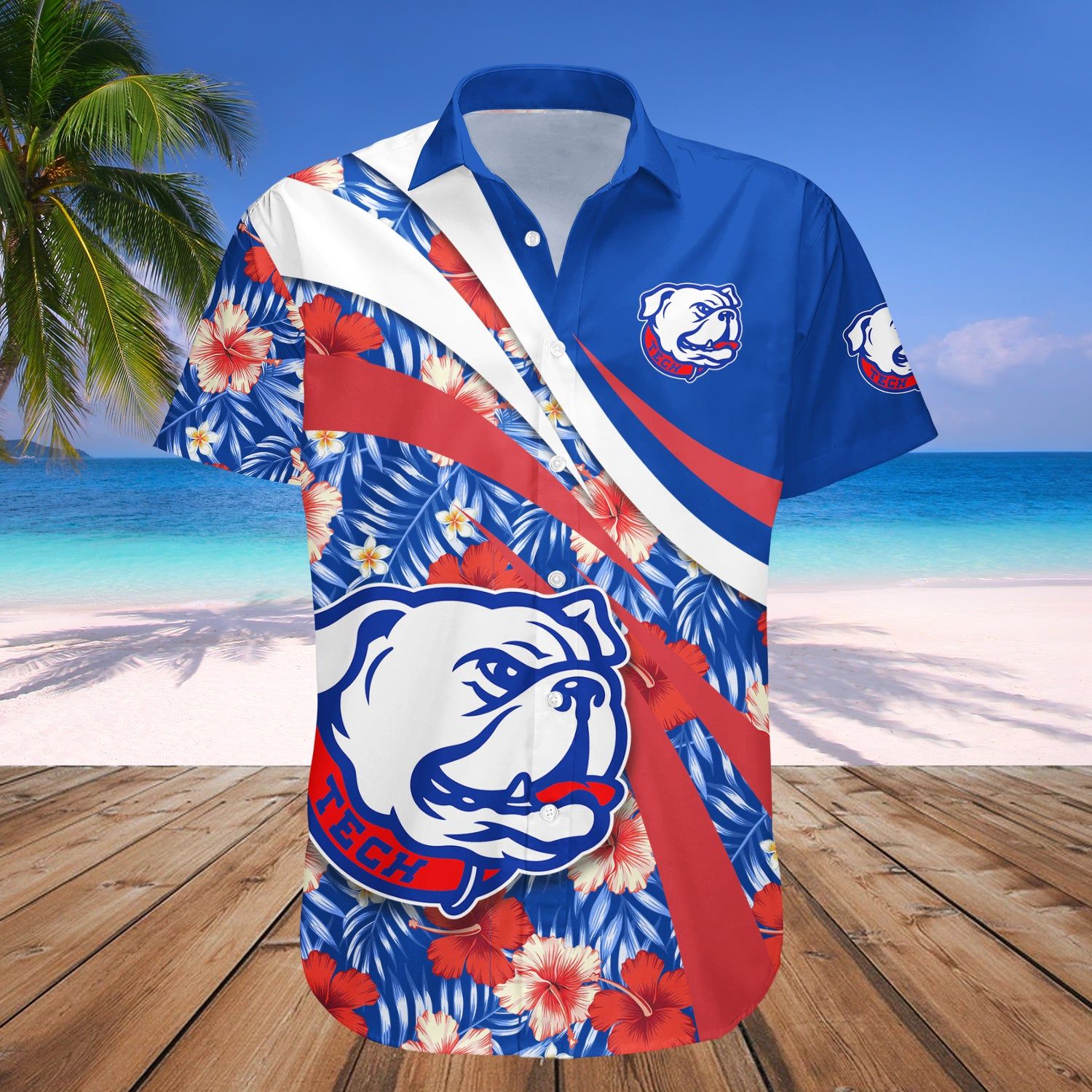 Louisiana Tech Bulldogs Hawaii Shirt Hibiscus Sport Style – NCAA
