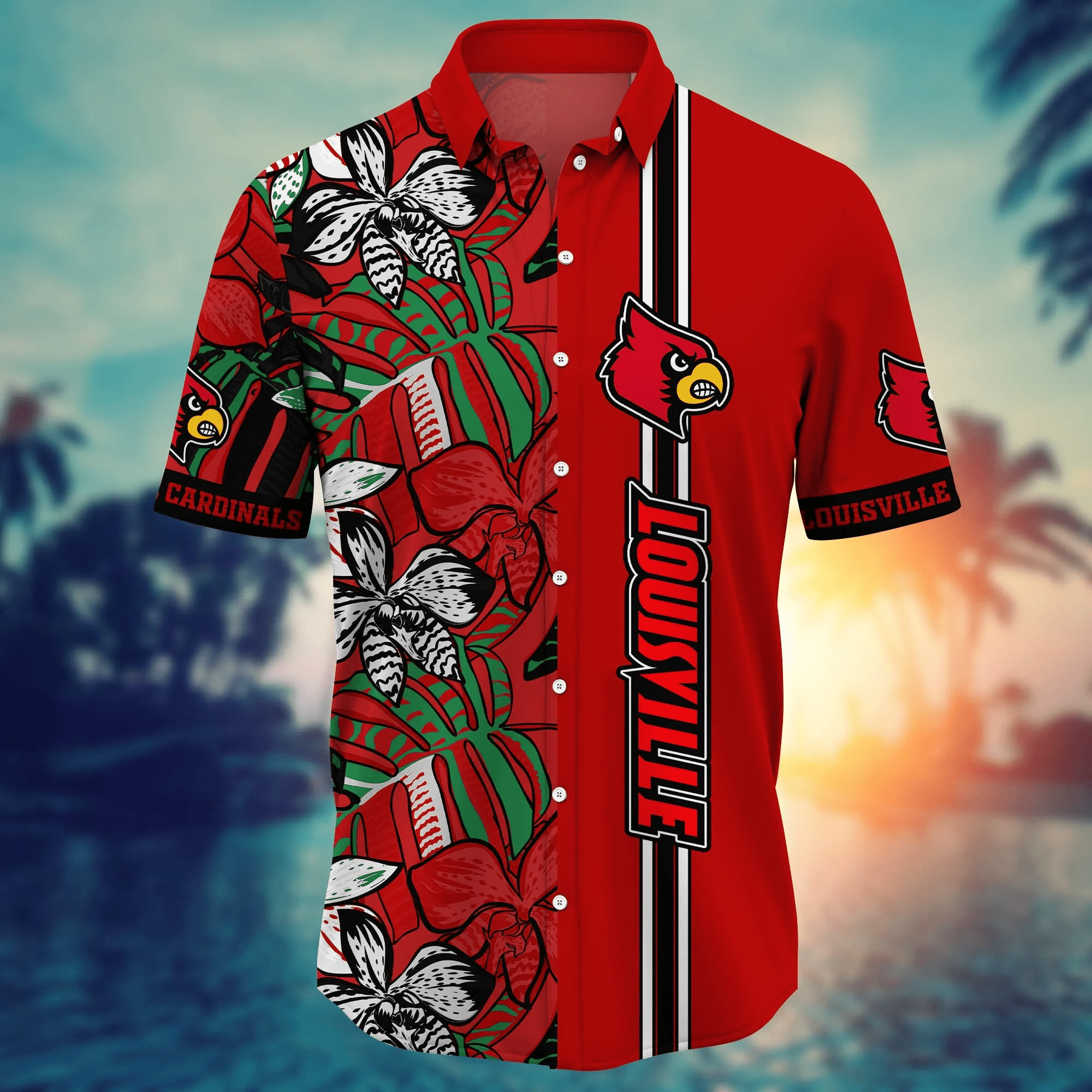 Louisville Cardinals NCAA Hawaiian Shirt Ceiling Fans Aloha Shirt