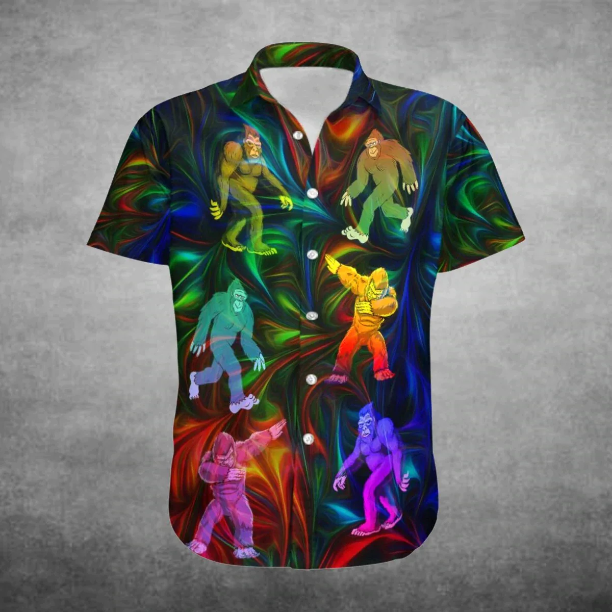 Love Bigfoot Neon Aloha Trendy Hawaiian Shirts For Men And Women Love Bigfoot Neon Aloha Trendy Hawaiian Shirts For Men And Women