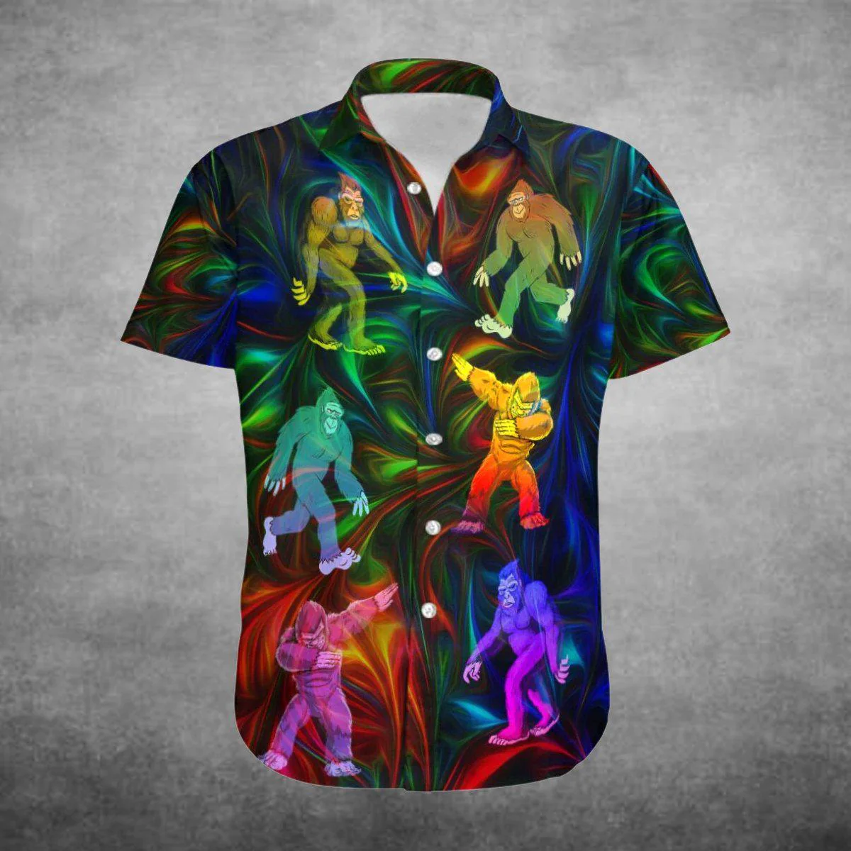 Love Bigfoot Trendy Hawaiian Shirt