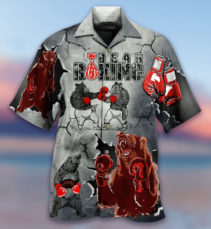 Love Boxing Bear Hawaiian Shirt Ideal Summer Gifts