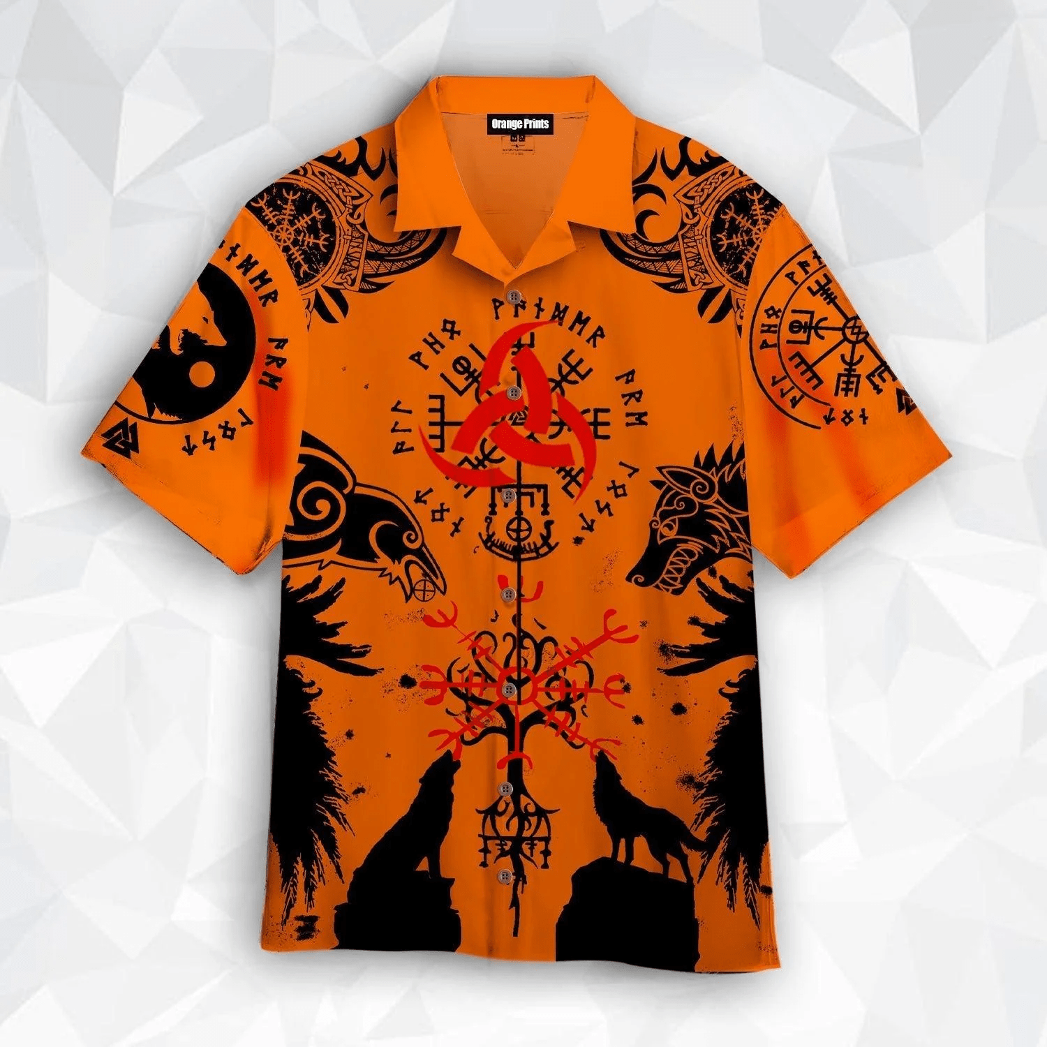 Love in Tattoos Viking Inspired Hawaiian Shirt