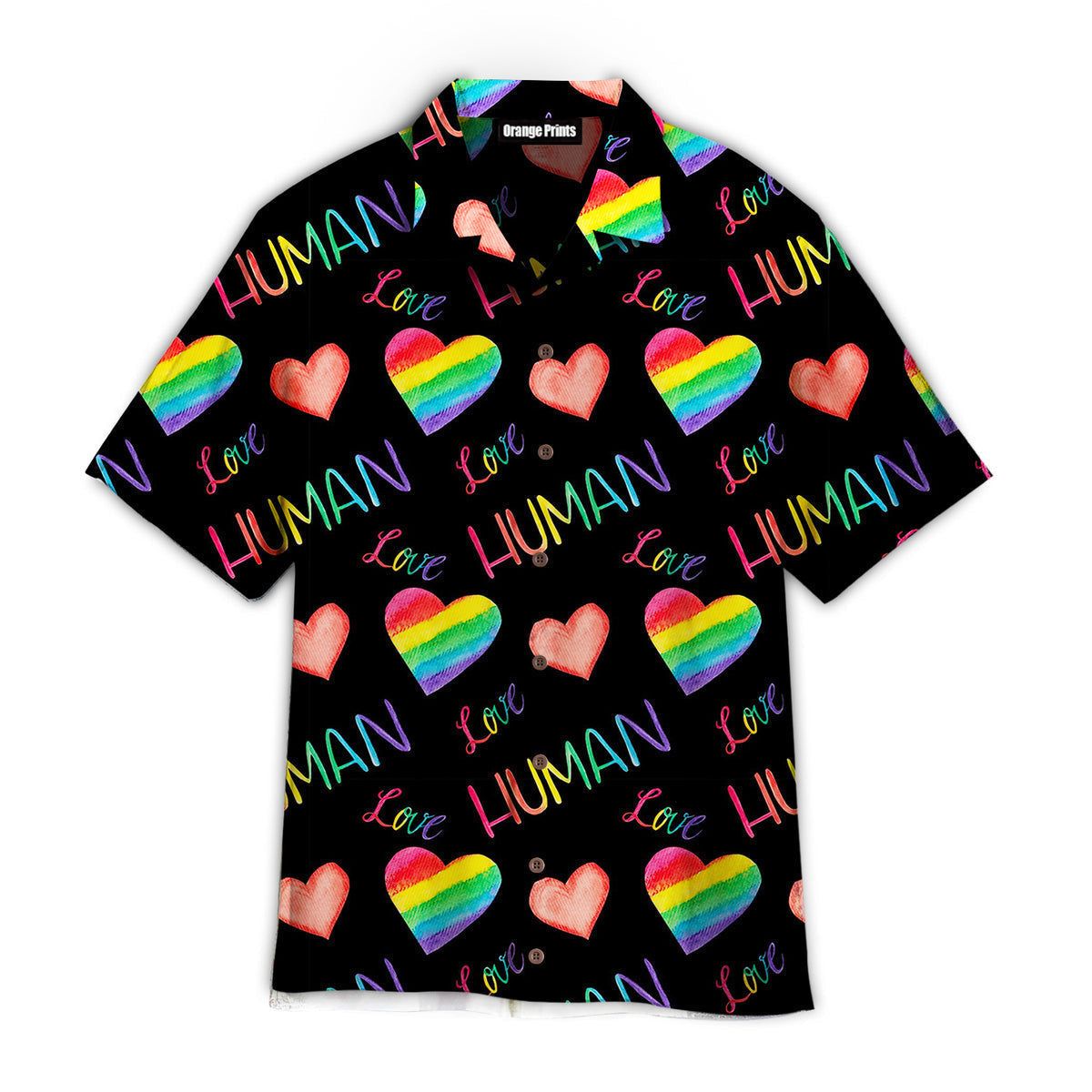 Love Is A Human Right Lgbt Aloha Hawaiian Shirts For Men & For Women |