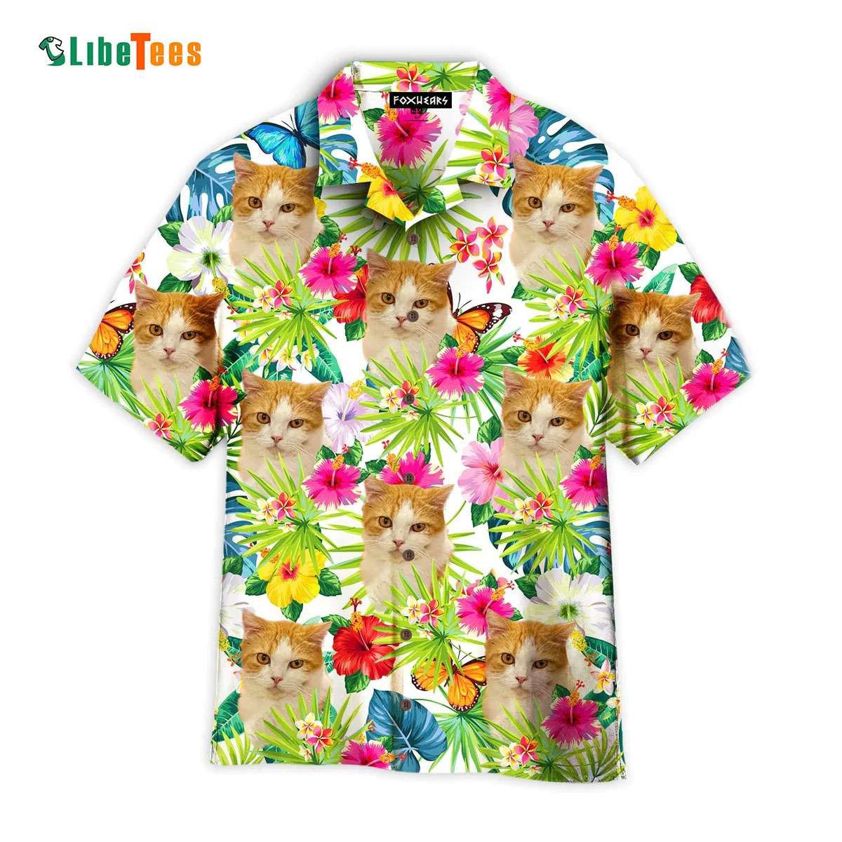 Lovely Cat In My Heart, Cat Trendy Hawaiian Shirt Perfect Gifts For Your Loved Ones