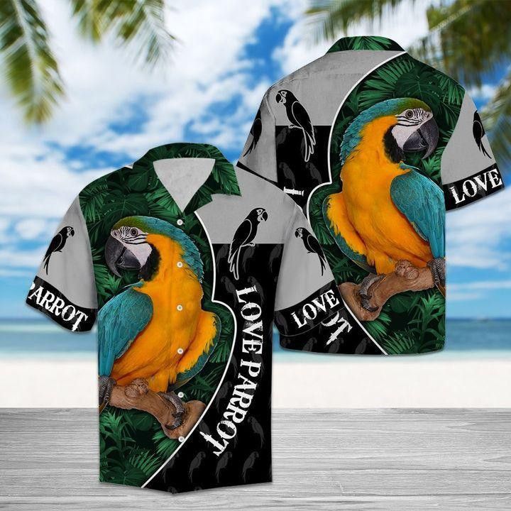 Lovely Parrot Trendy Hawaiian Shirt