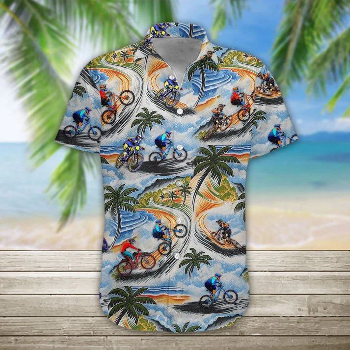 Lovelypod – 3D Mountain Biking Trendy Hawaiian Shirt For Men And Women Lovelypod – 3D Mountain Biking Trendy Hawaiian Shirt For Men And Women