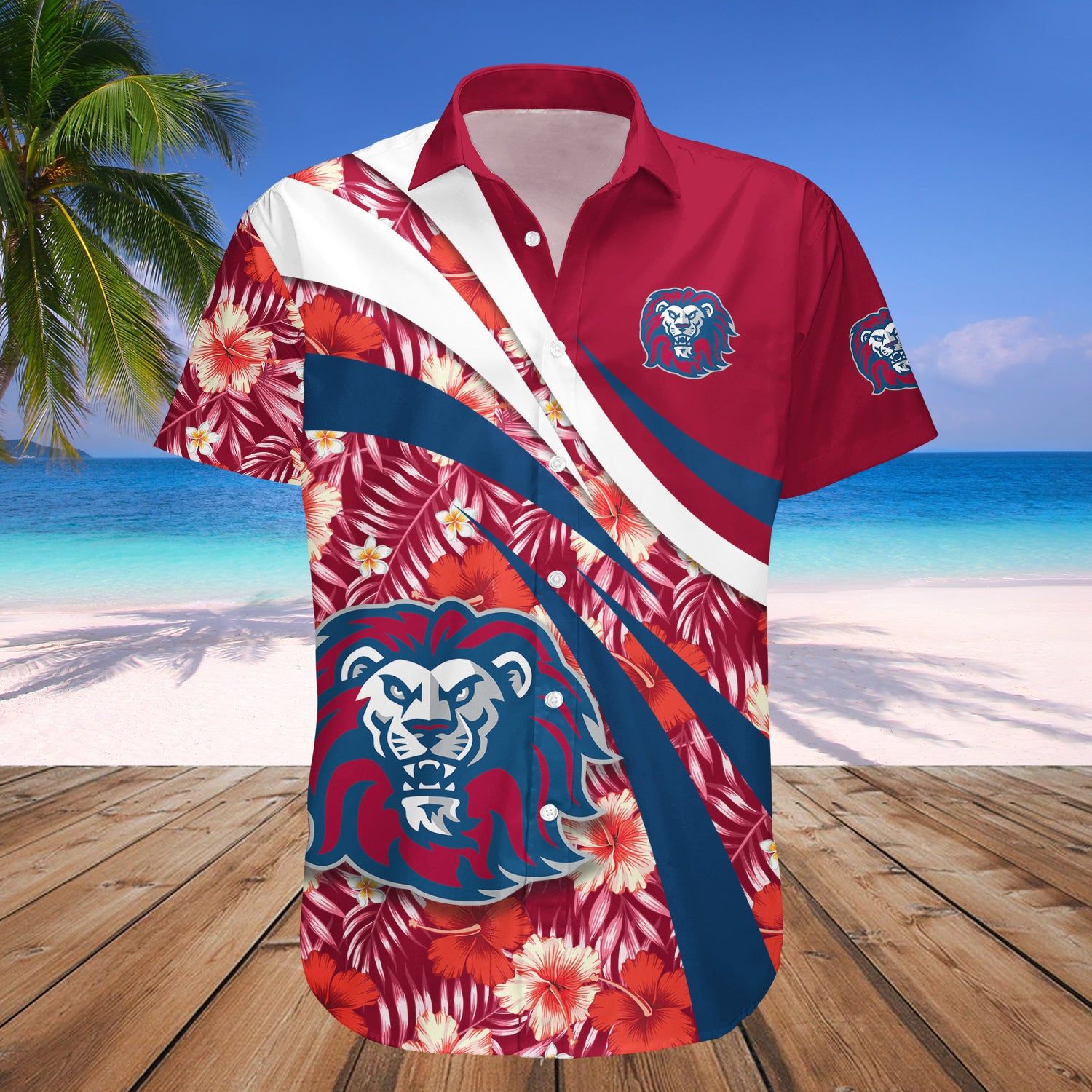 Loyola Marymount Lions Hawaii Shirt Hibiscus Sport Style – NCAA
