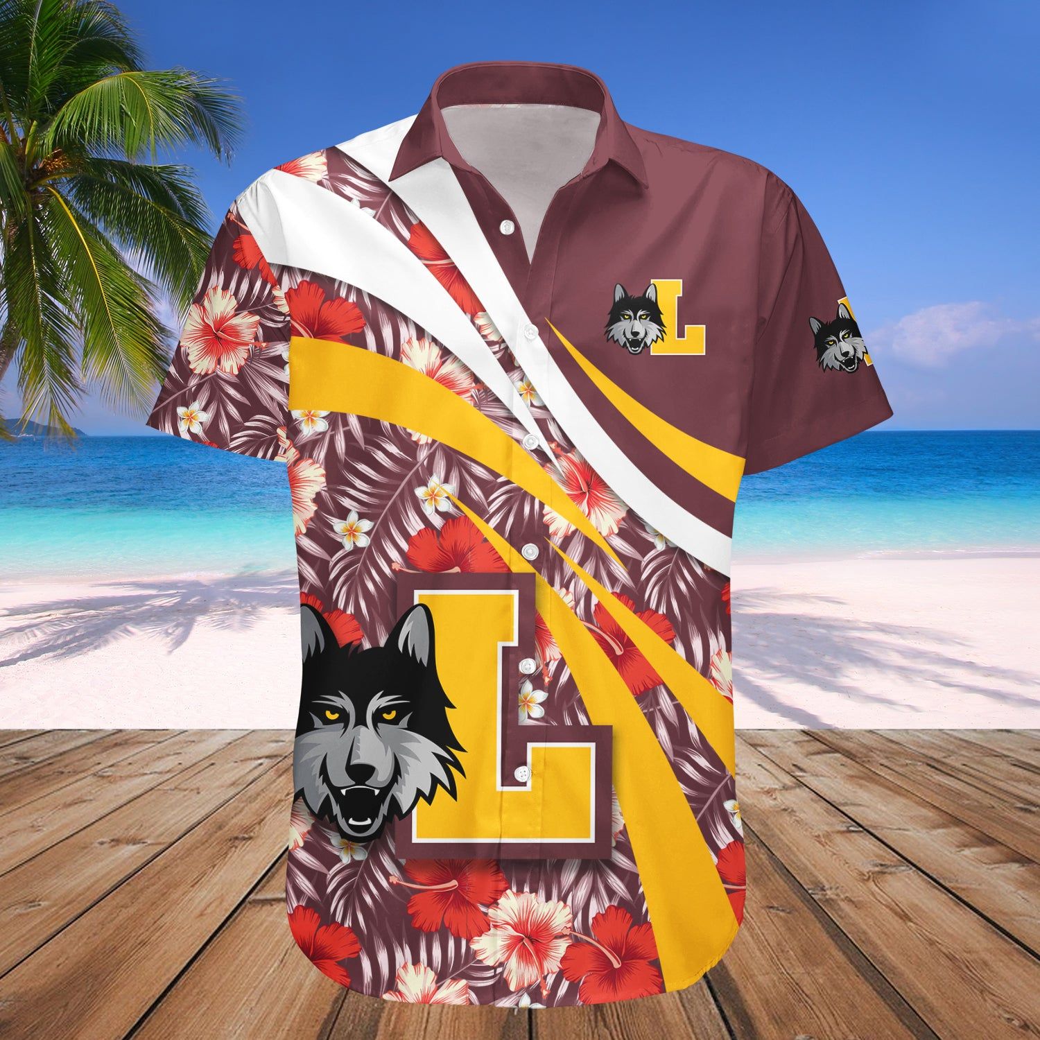 Loyola Ramblers Hawaii Shirt Hibiscus Sport Style – NCAA