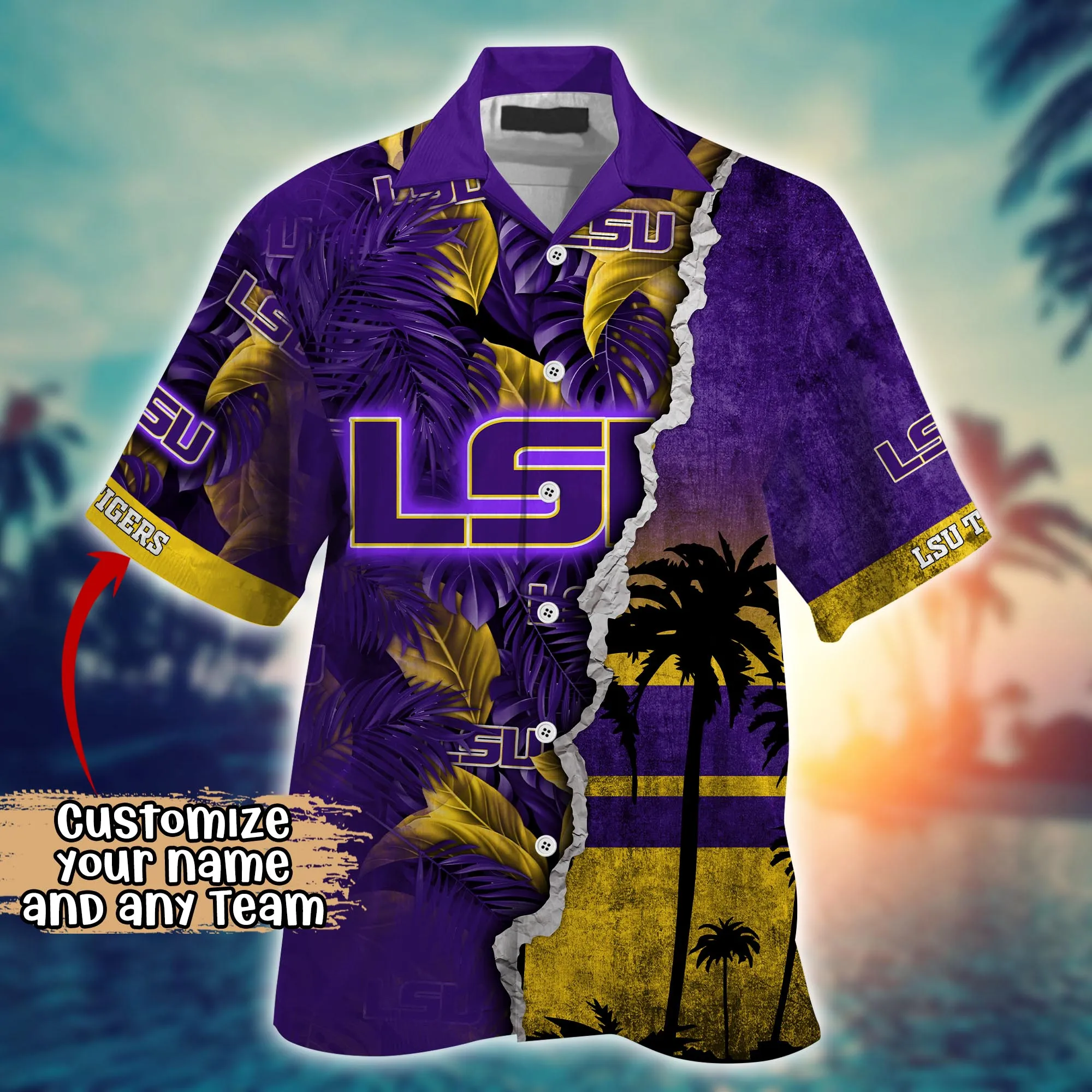 Lsu Tigers NCAA Hawaiian Shirt Custom Mosquito Bites Aloha Shirt