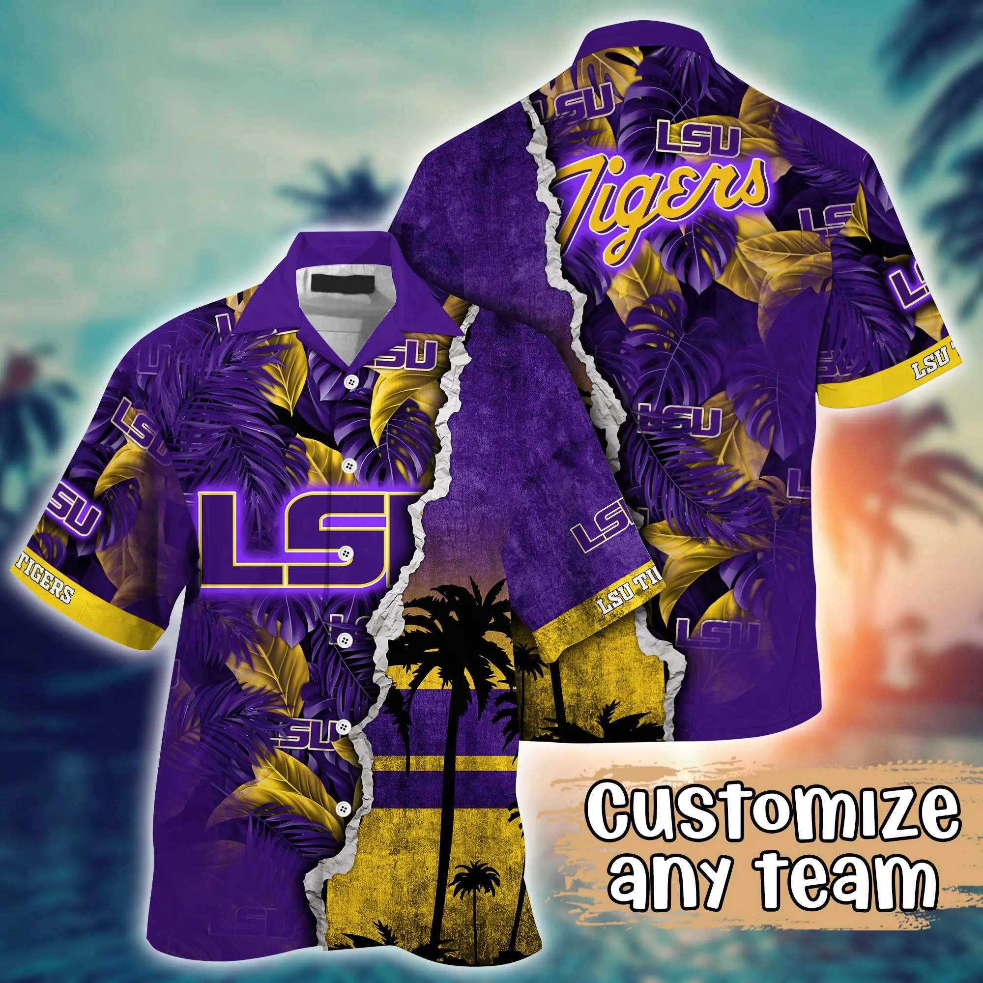 Lsu Tigers NCAA Hawaiian Shirt Custom Mosquito Bites Aloha Shirt