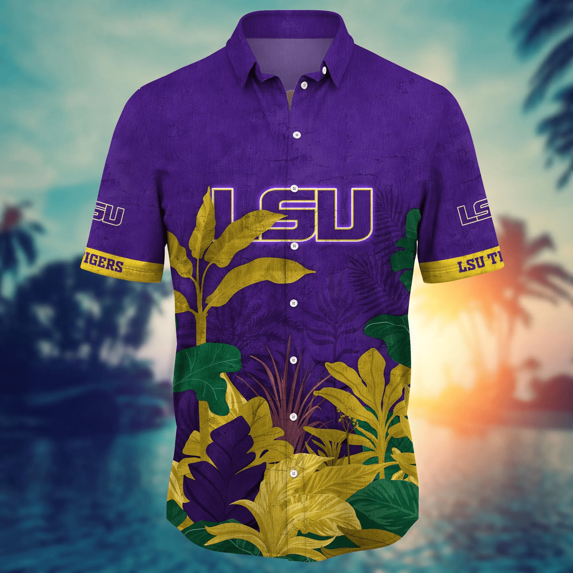 Lsu Tigers NCAA Hawaiian Shirt July Aloha Shirt
