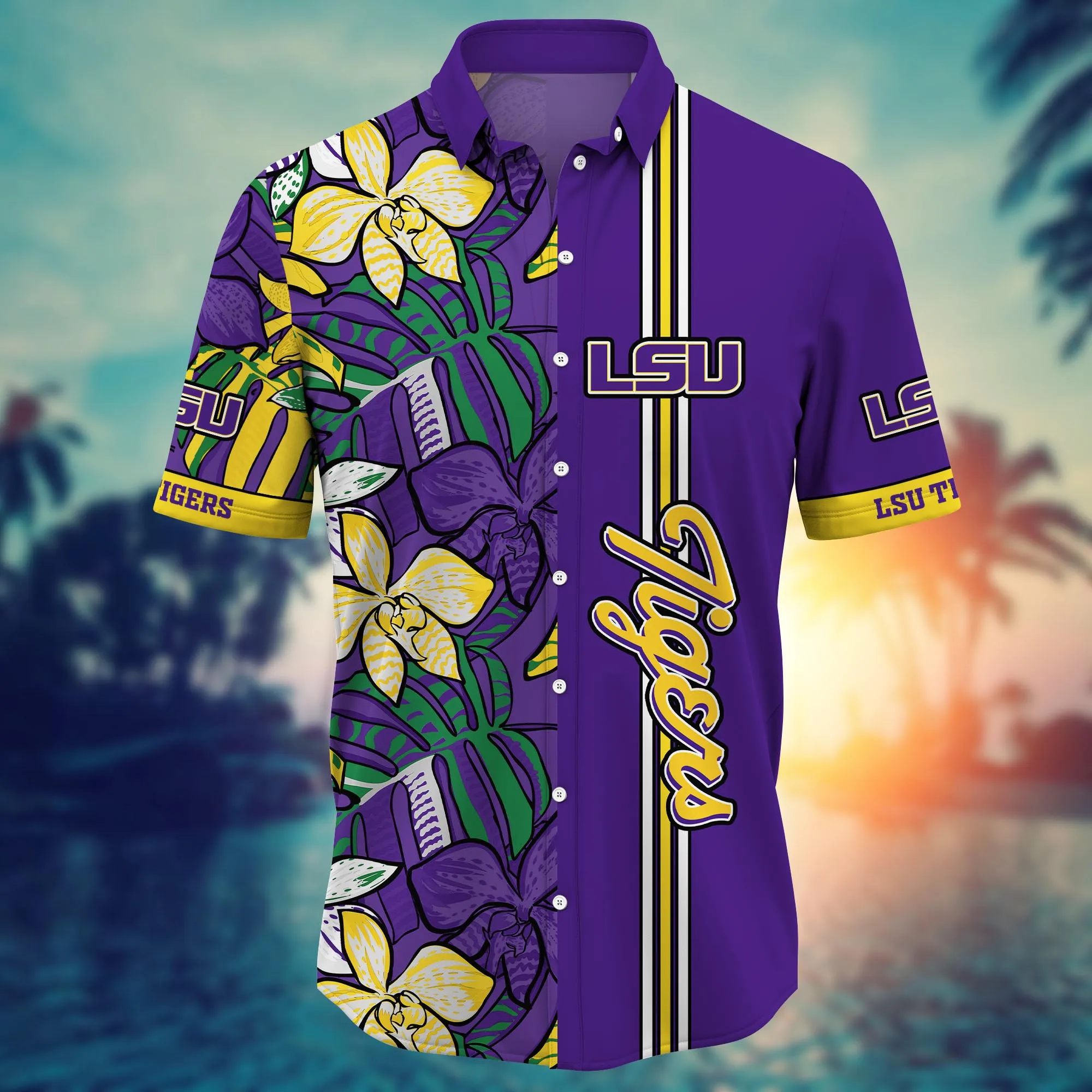 Lsu Tigers NCAA Hawaiian Shirt June Aloha Shirt