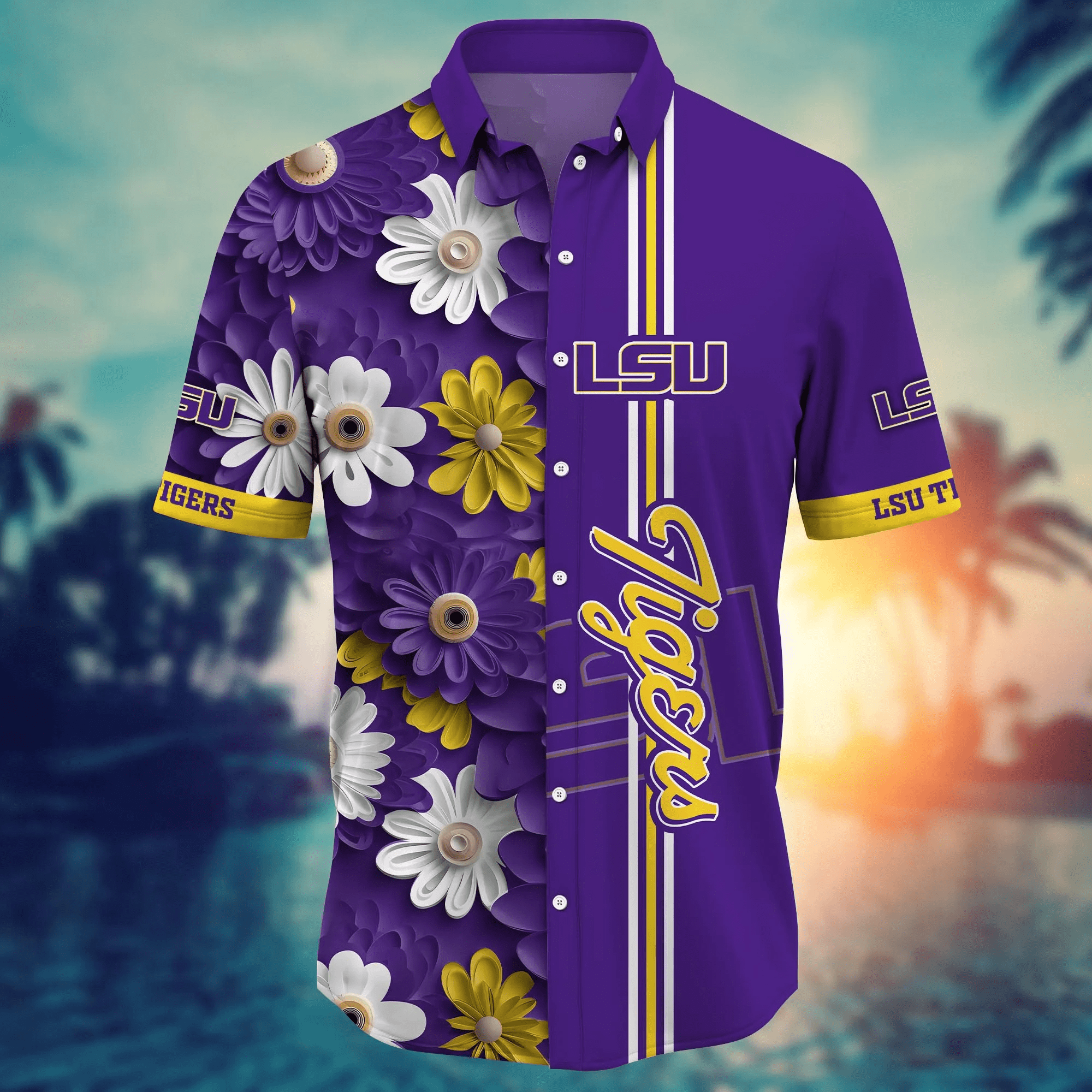 Lsu Tigers NCAA Hawaiian Shirt Long Days Aloha Shirt