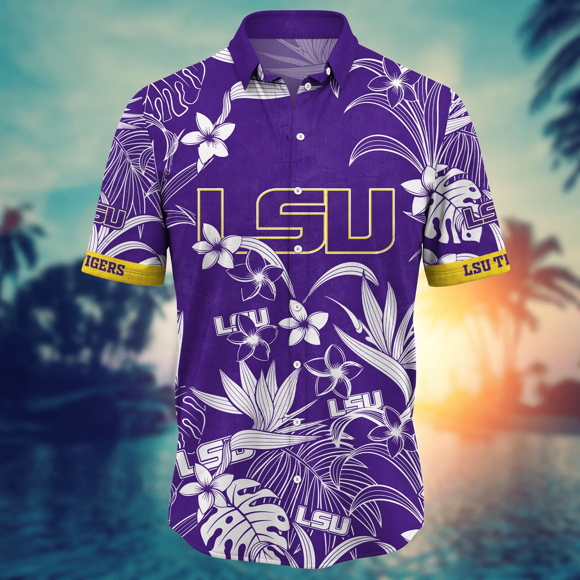 Lsu Tigers NCAA Hawaiian Shirt Surfingtime Aloha Shirt