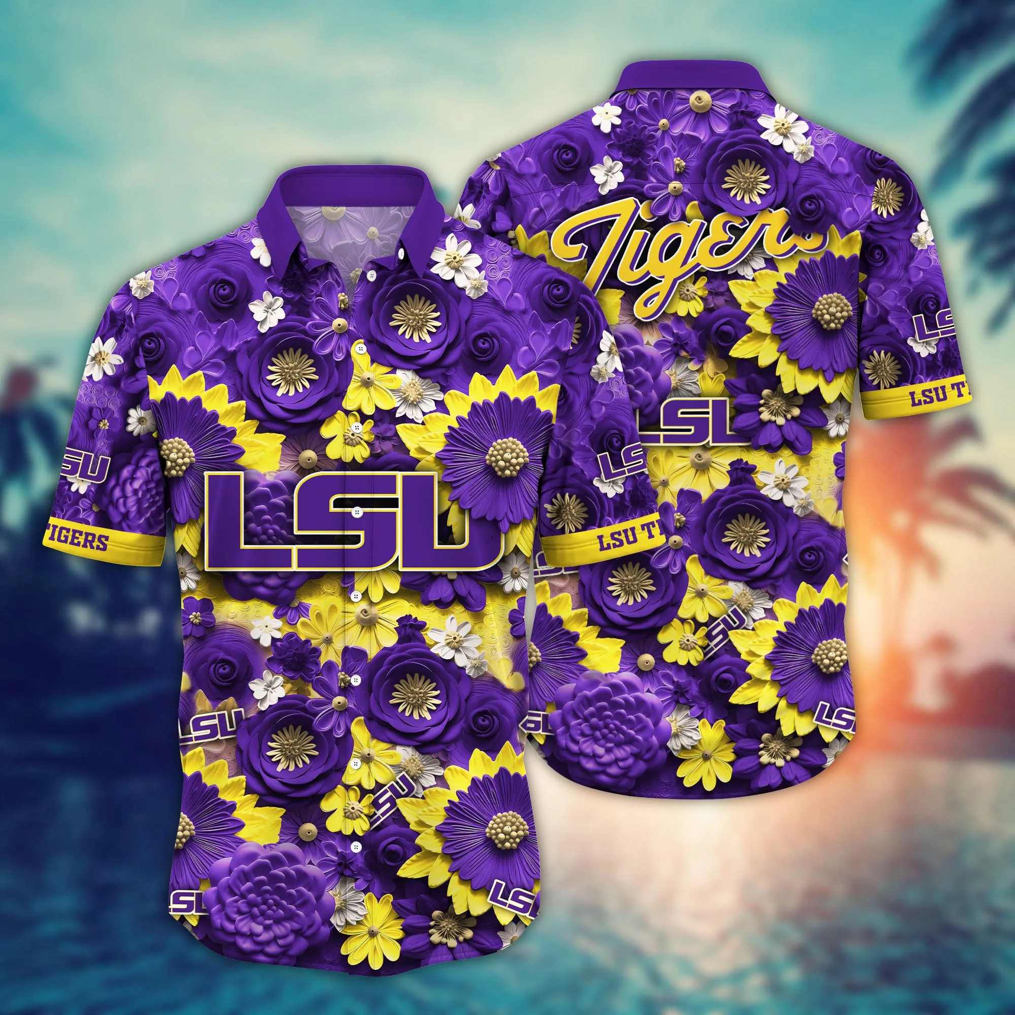 Lsu Tigers NCAA Hawaiian Shirt Trending For This Summer Customize Shirt Any Team
