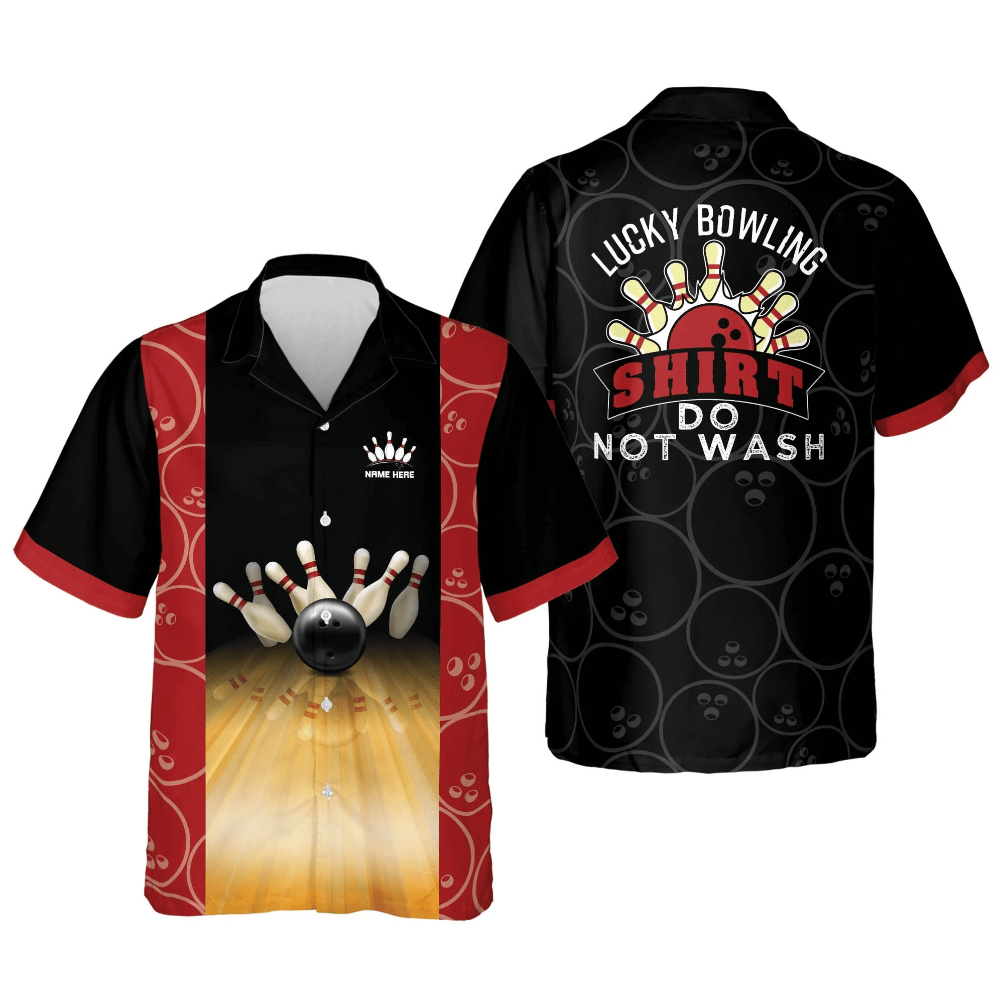 Lucky Bowling Shirt Do Not Wash Vintage Trendy Hawaiian Shirt