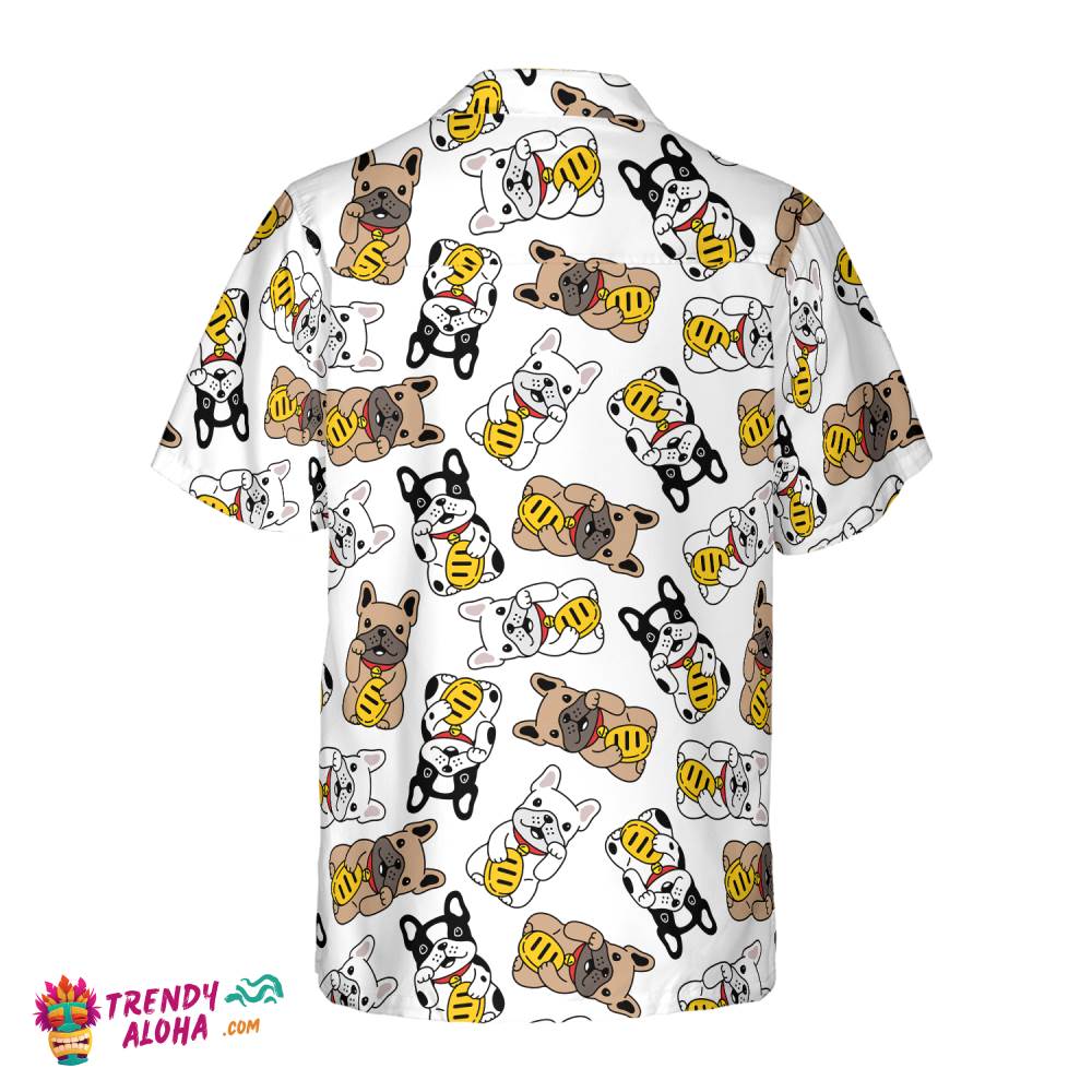 Lucky Bulldog Shirt For Men Hawaiian Shirt