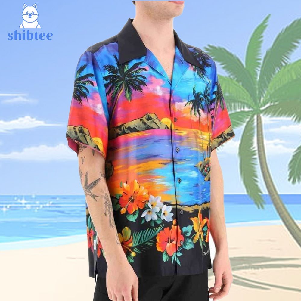 Luke Bryan Aloha Sunset Hawaiian Shirt American Idol