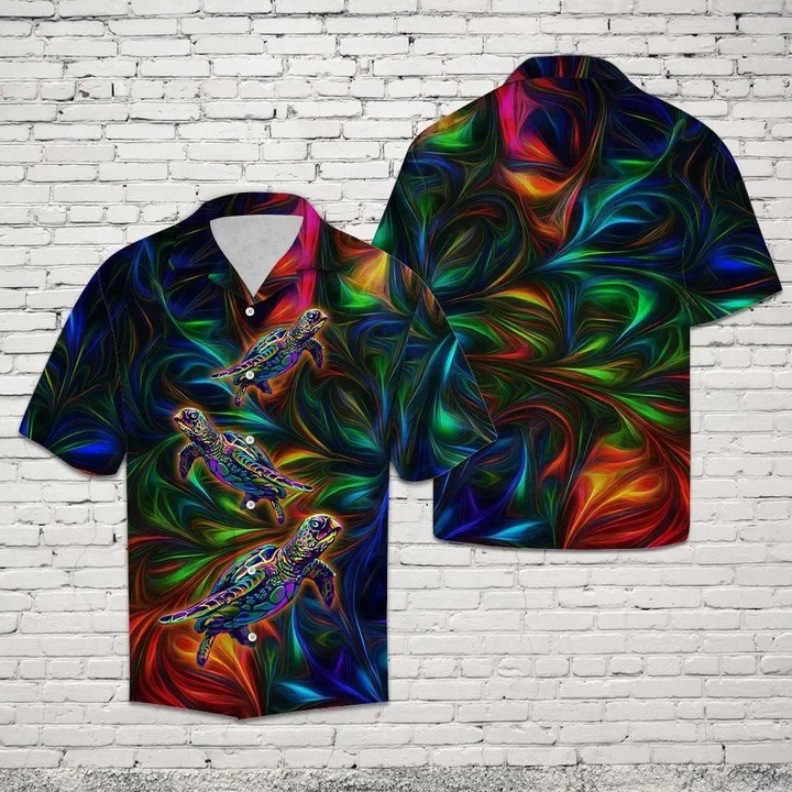 Magical Underwater Turtle Hawaiian Shirt for All