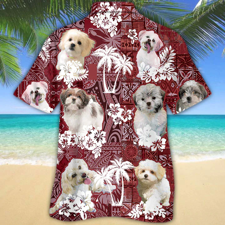 Malshi Trendy Hawaiian Shirt, Gift For Dog Lover Shirts, Malshi Beach Shirt, Men’s Trendy Hawaiian Shirt