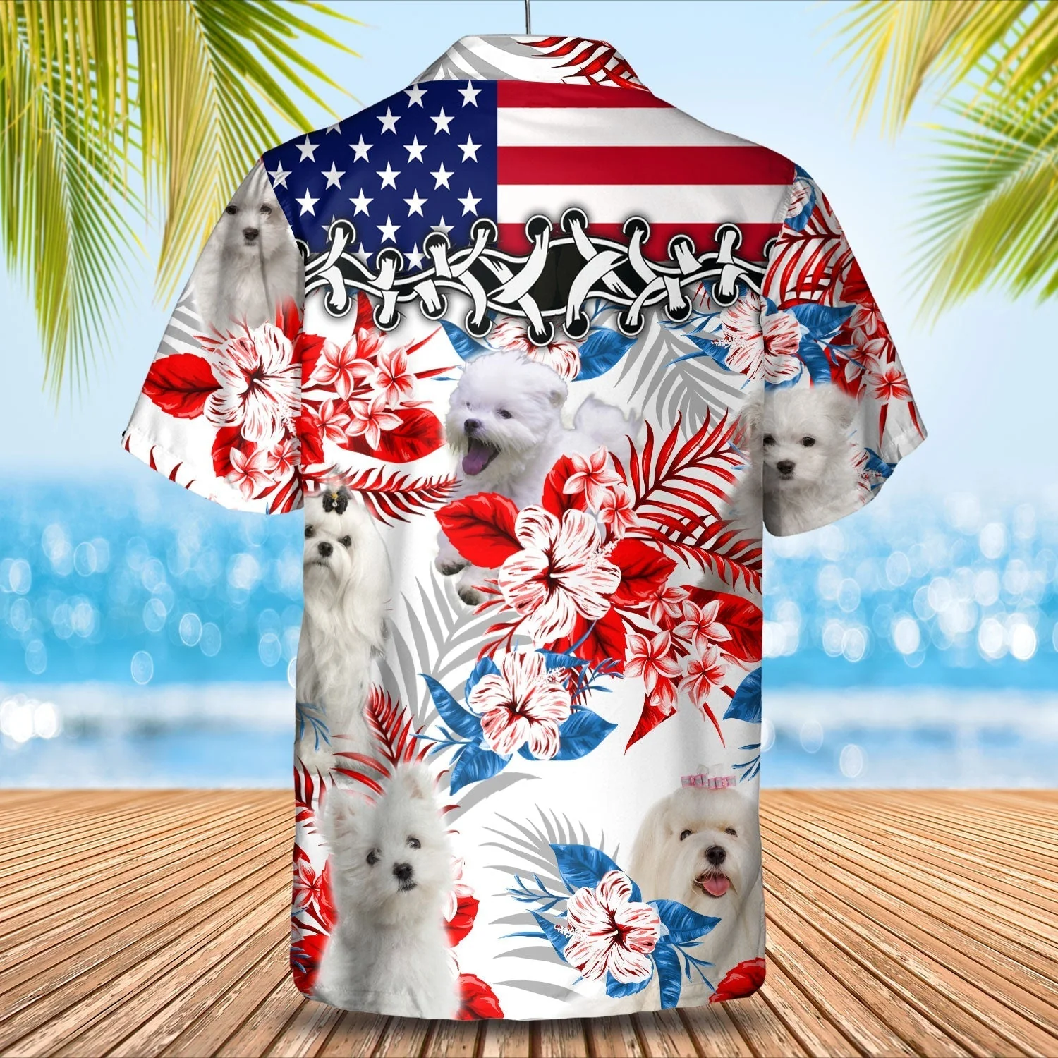 Maltese Trendy Hawaiian Shirt – Gift For Summer, Summer Aloha Shirt, Trendy Hawaiian Shirt For Men And Women
