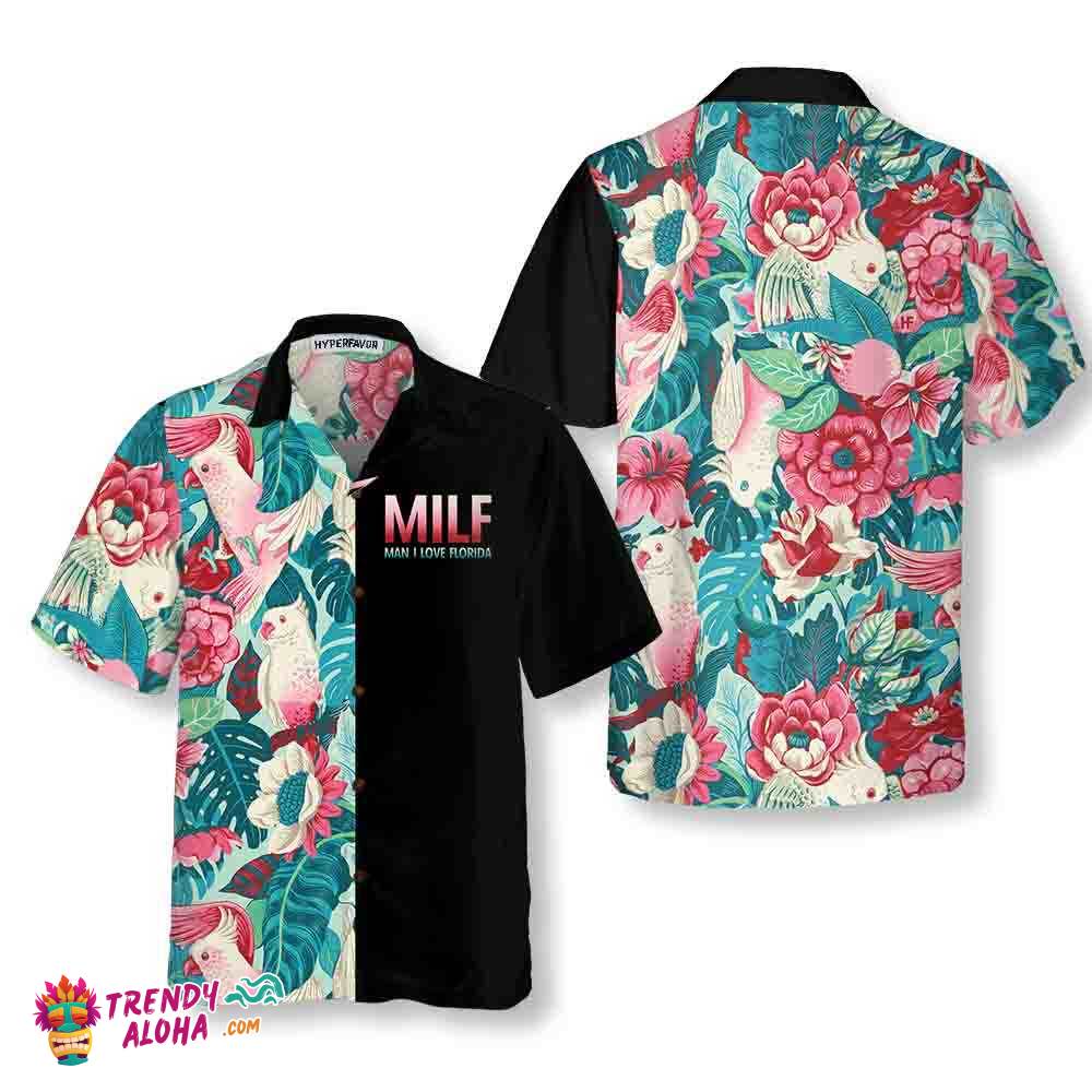 Man I Love Florida Hawaiian Shirt, Tropical Pattern Florida Shirt Man I Love Florida Hawaiian Shirt, Tropical Pattern Florida Shirt