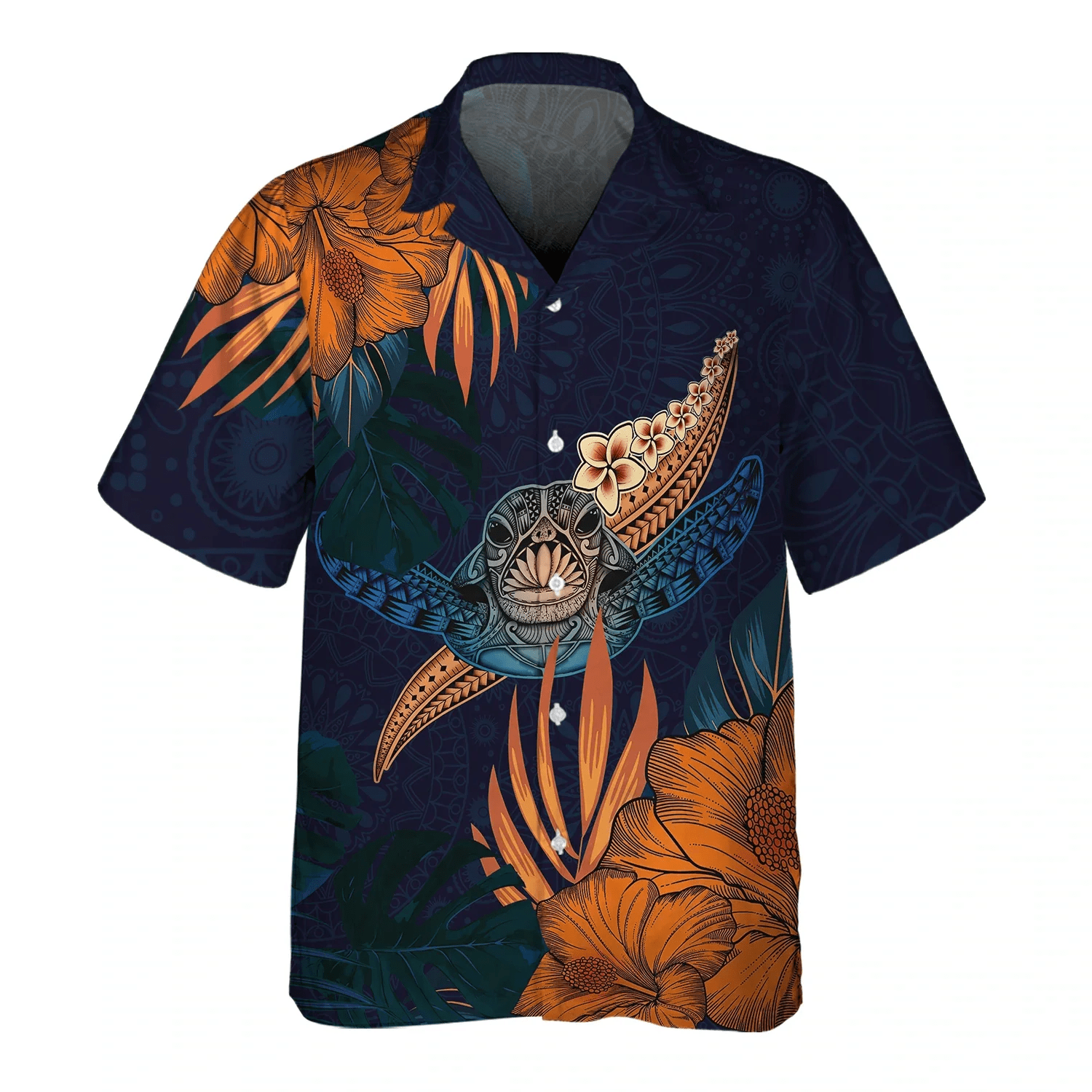 Mandala Turtle – 3D Trendy Hawaiian Shirt Men’s, Gift For Turtle Lovers