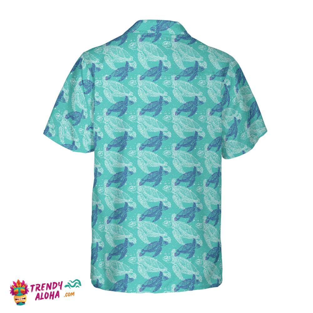 Marine Life Sea Turtle Hawaiian Shirt