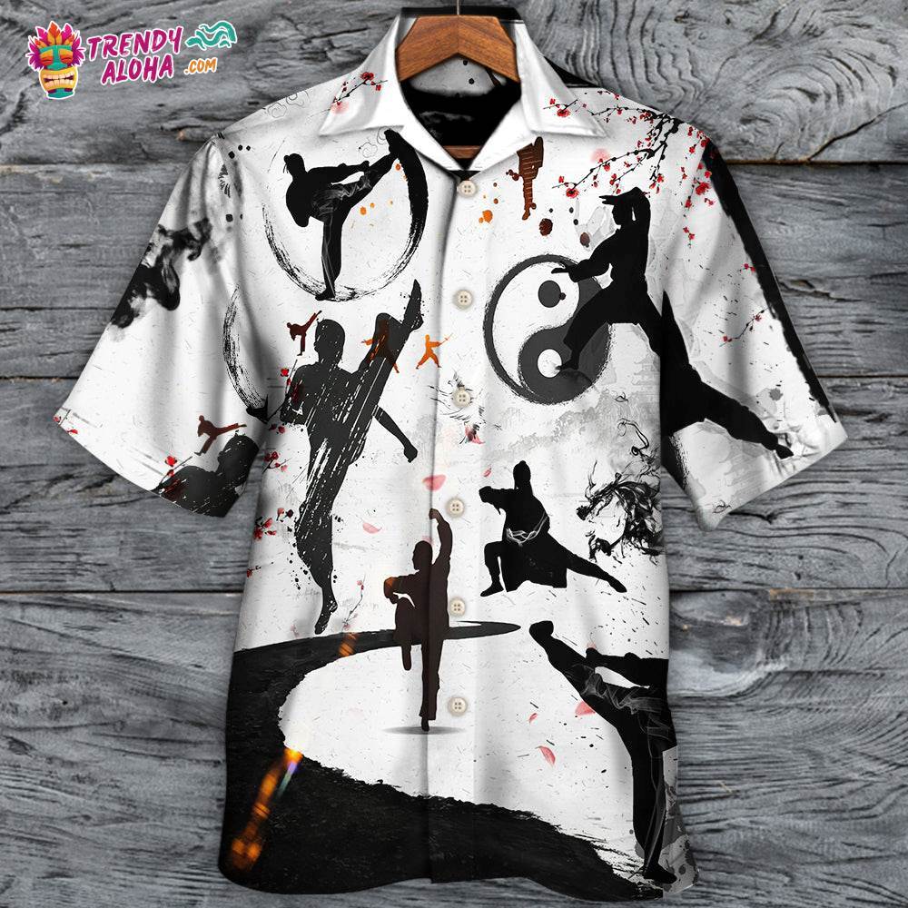 Martial Arts Kung Fu Surely Not Everybody Was Kung Fu Fighting Hawaiian Shirt – Trendy Aloha