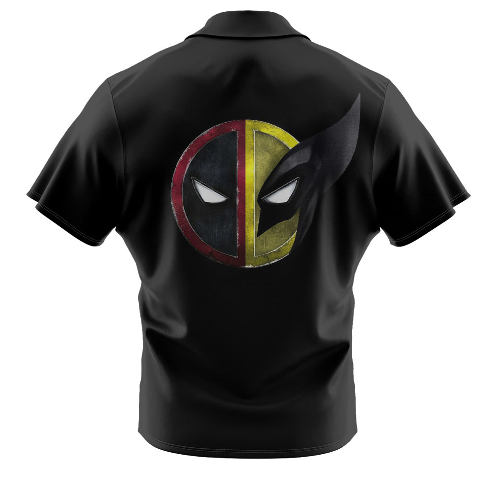 Marvels Deadpool And Wolverine Stylish Casual Comfortable Vacation Wear Deadpool Hawaiian Shirt