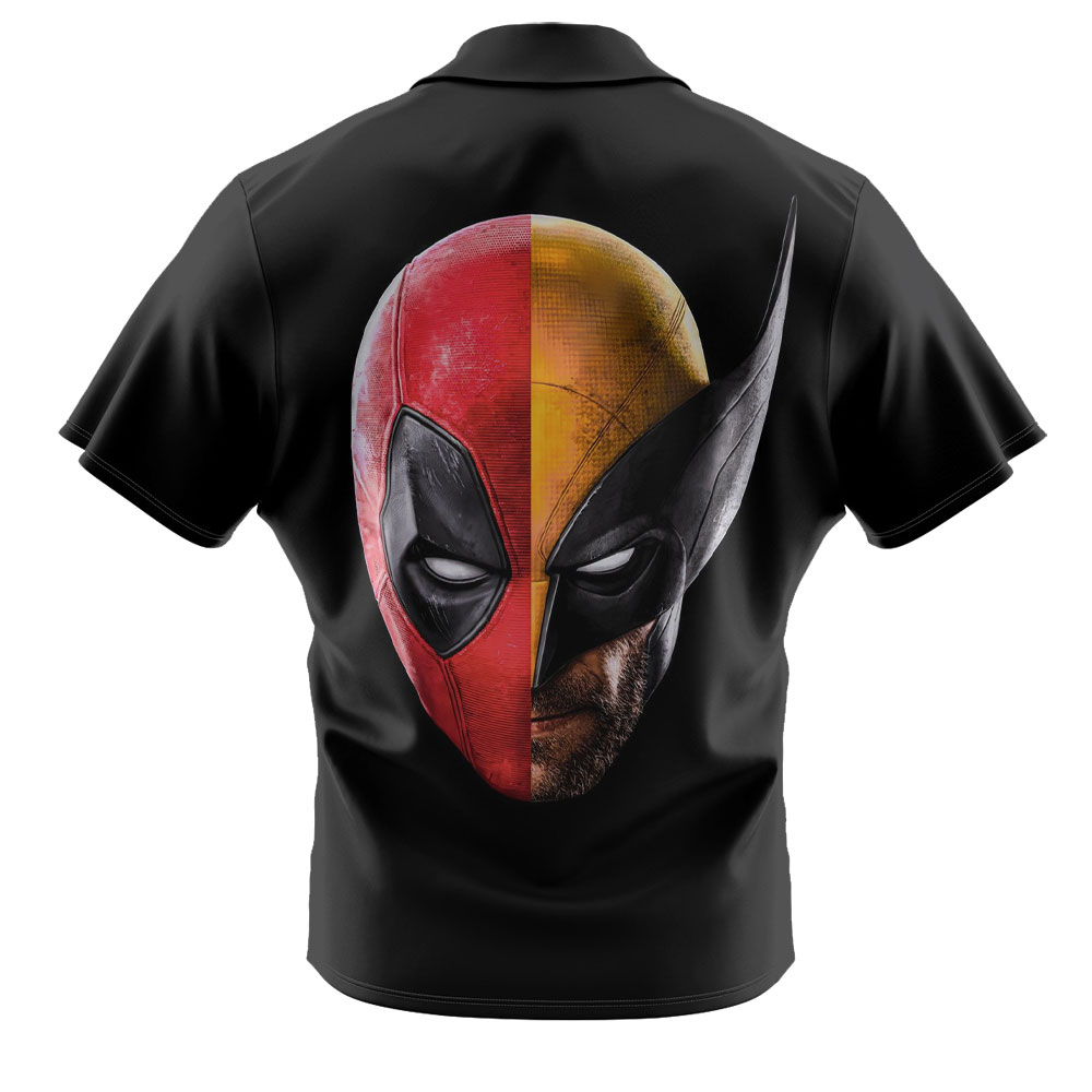 Marvels Deadpool And Wolverine Stylish Comfortable Casual Vacation Deadpool Hawaiian Shirt