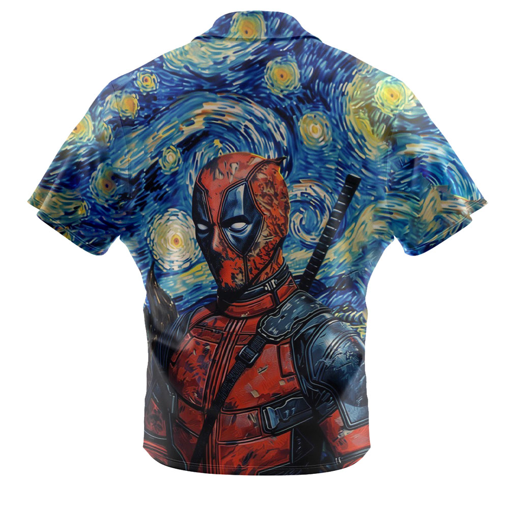 Marvels Deadpool Graphic Design Comfortable Casual Vacation Wear Deadpool Hawaiian Shirt