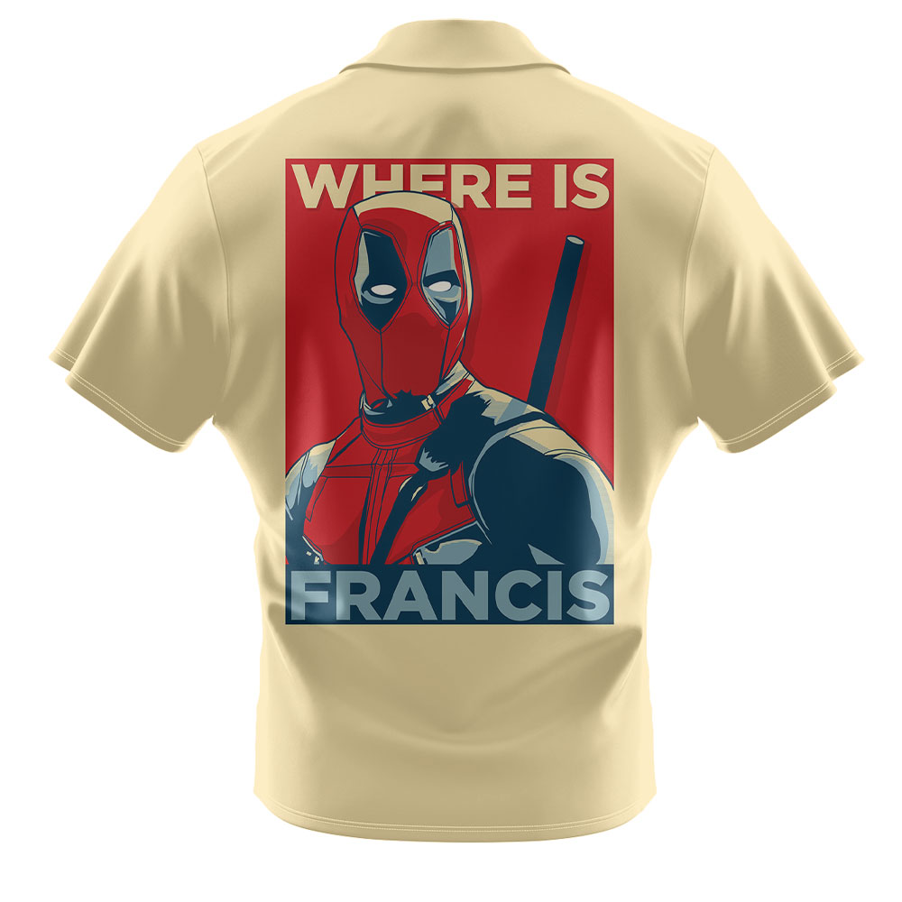 Marvels Deadpool Graphic Design Trendy Casual Vacation Wear Deadpool Hawaiian Shirt