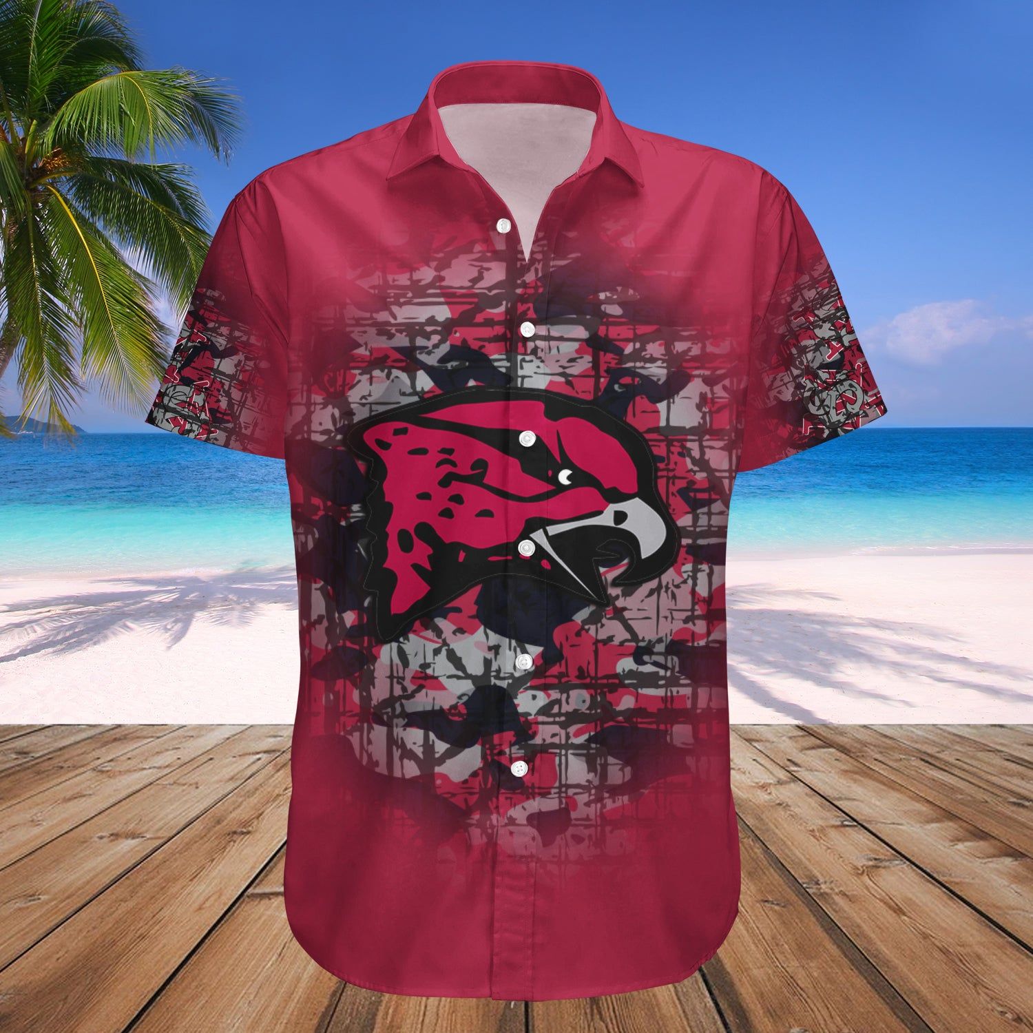 Maryland Eastern Shore Hawks Hawaii Shirt Camouflage Vintage – NCAA