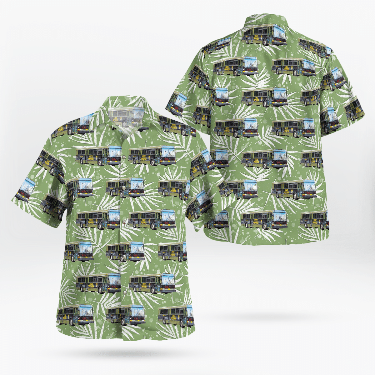 Maryland State Police Bus 1 Hawaiian Shirt