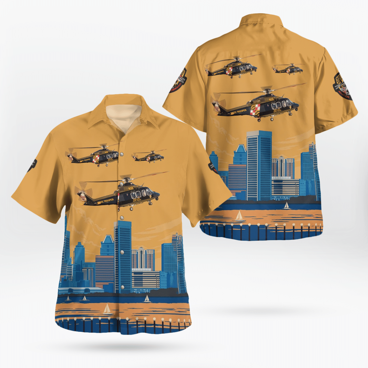 Maryland State Police Trooper 1 Hawaiian Shirt