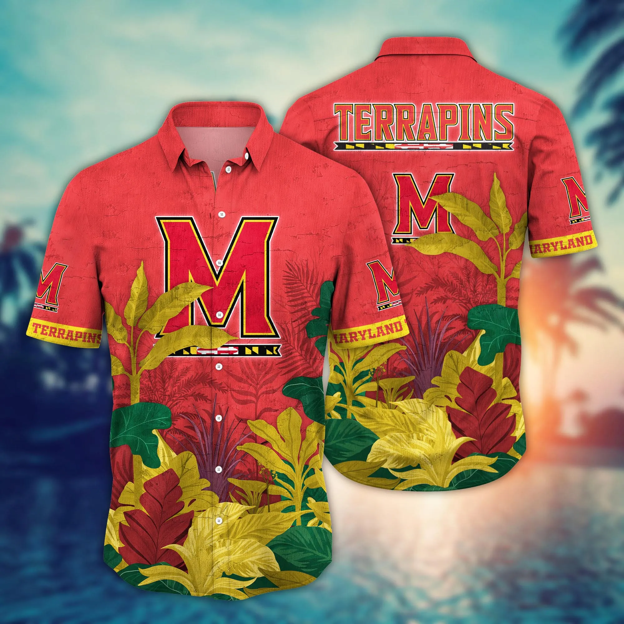 Maryland Terrapins NCAA Hawaiian Shirt Heat Penalty Game Shirts Maryland Terrapins NCAA Hawaiian Shirt Heat Penalty Game Shirts